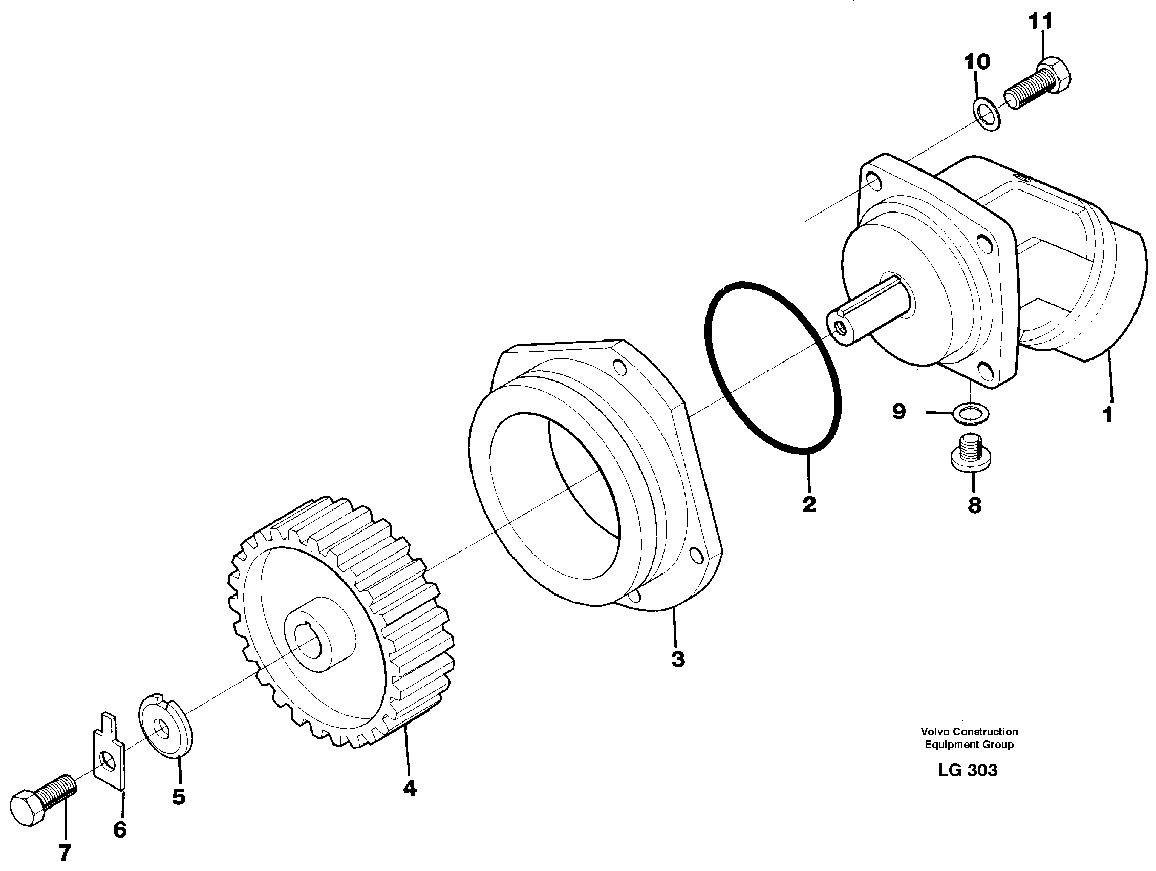 4th pump 28 Cm3 4th pump 63 Cm3  14252565 — volvo parts diagram