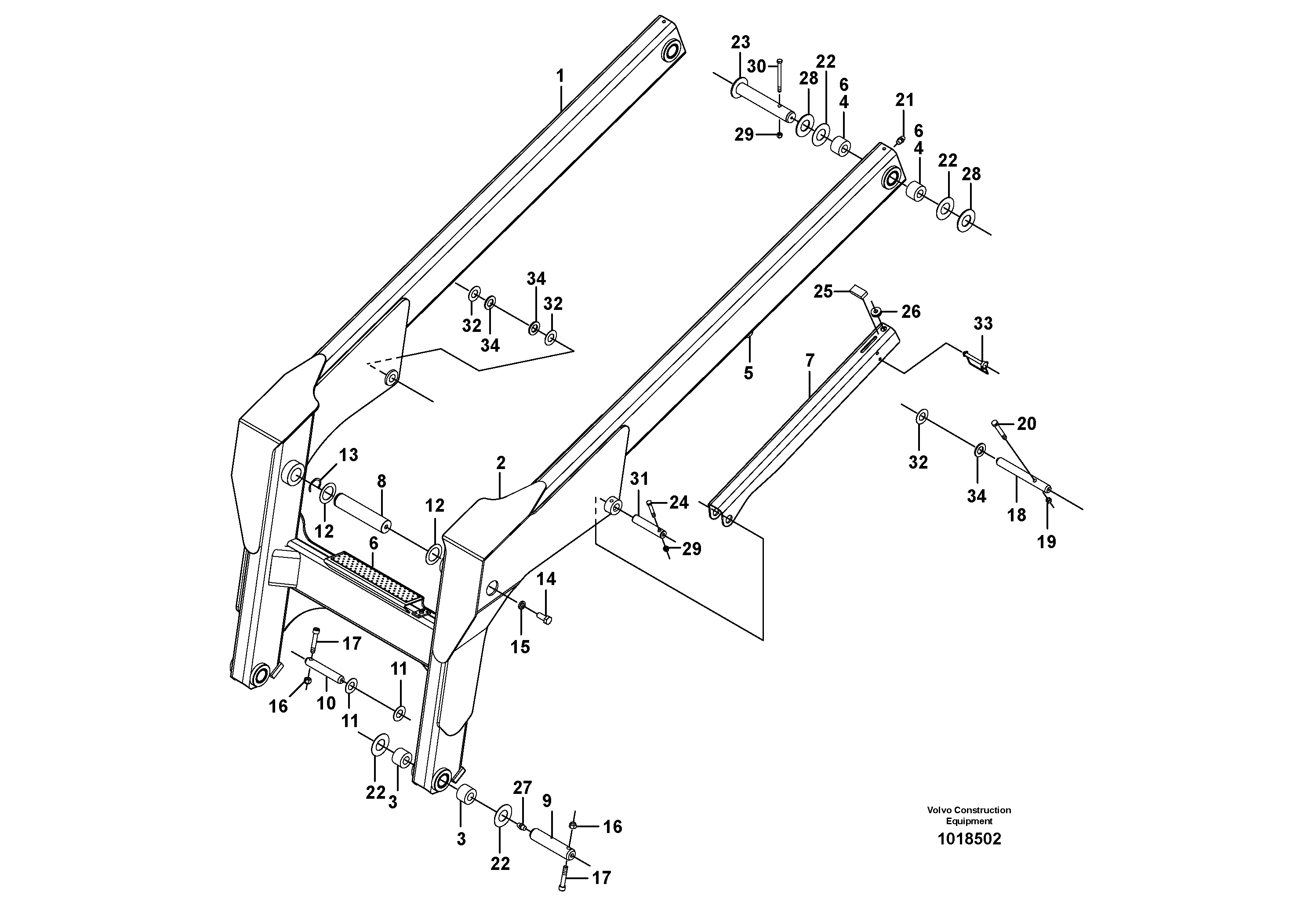 Loading unit — volvo parts diagram