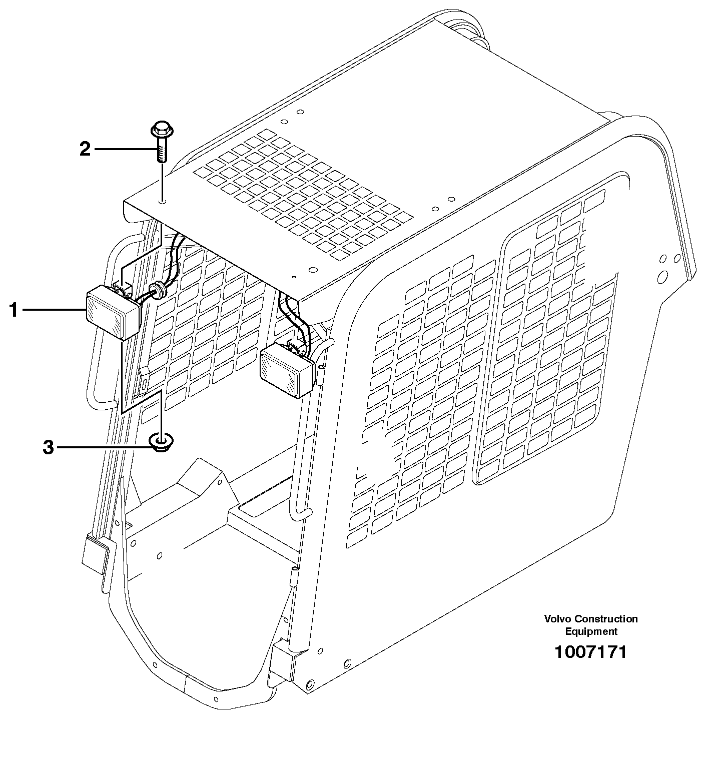 Lighting, front — volvo parts diagram