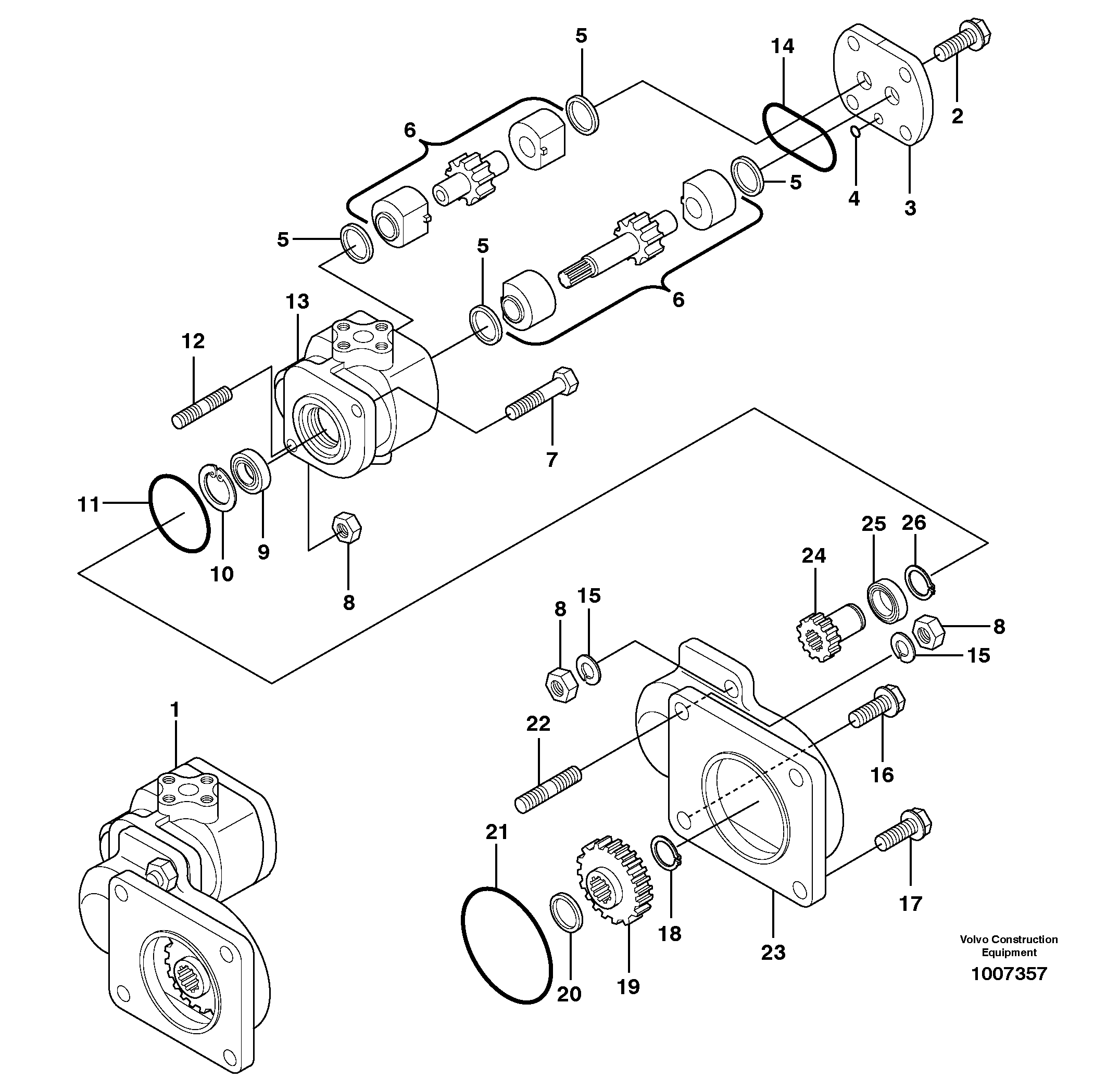 Charge pump — volvo parts diagram