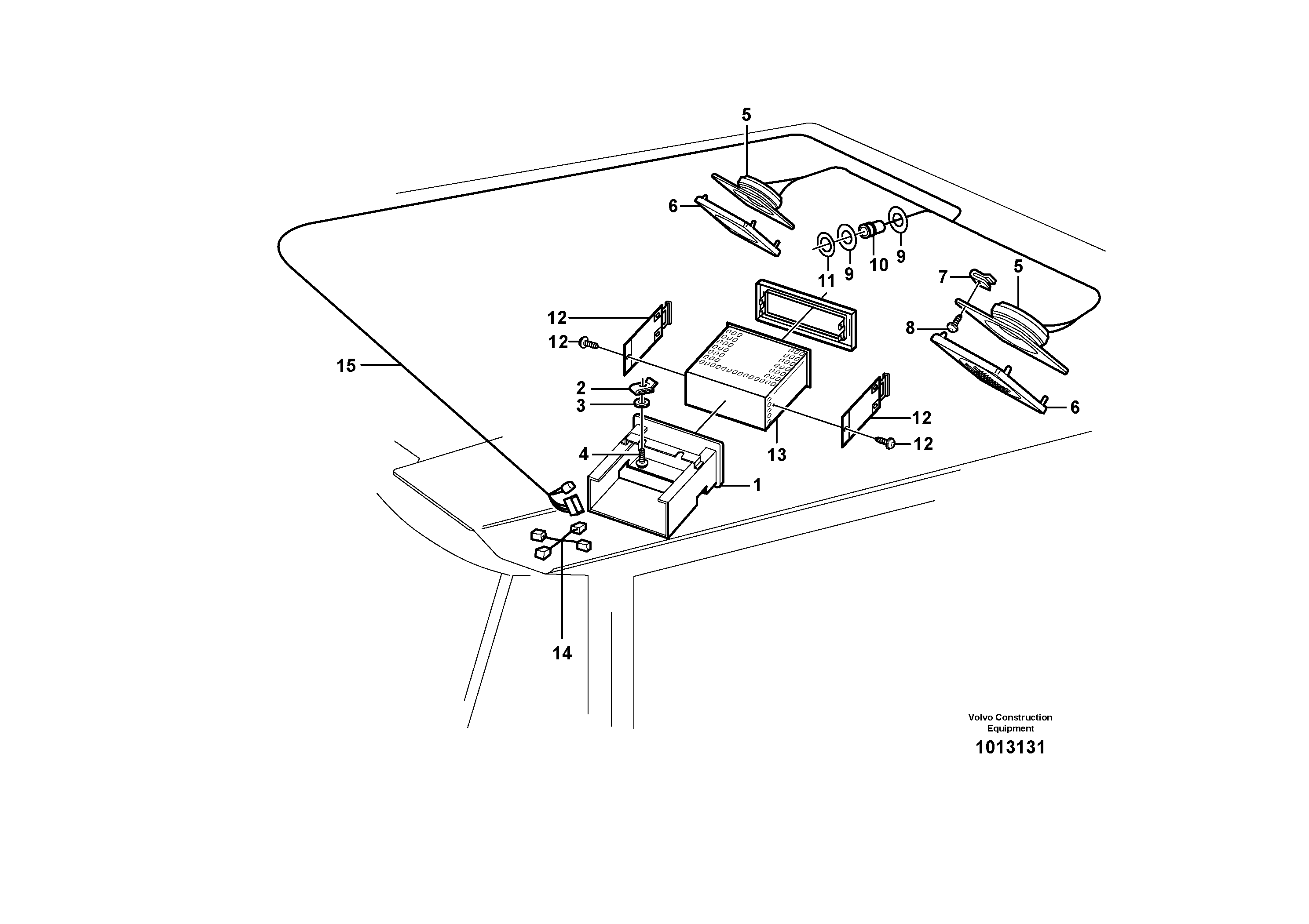 Radio bracket.  80518, 80390, 82331, 82332 — volvo parts diagram