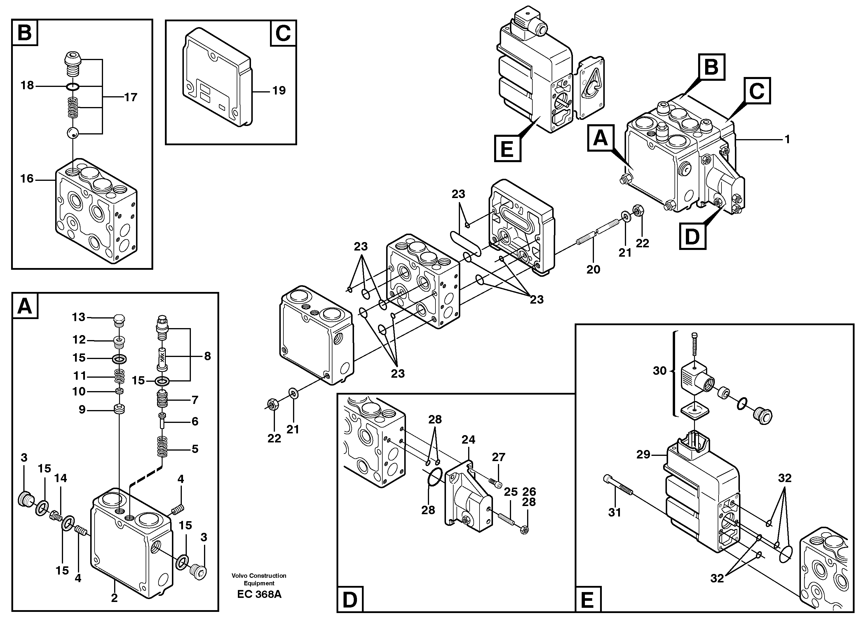 Relief valve.  80081 — volvo parts diagram