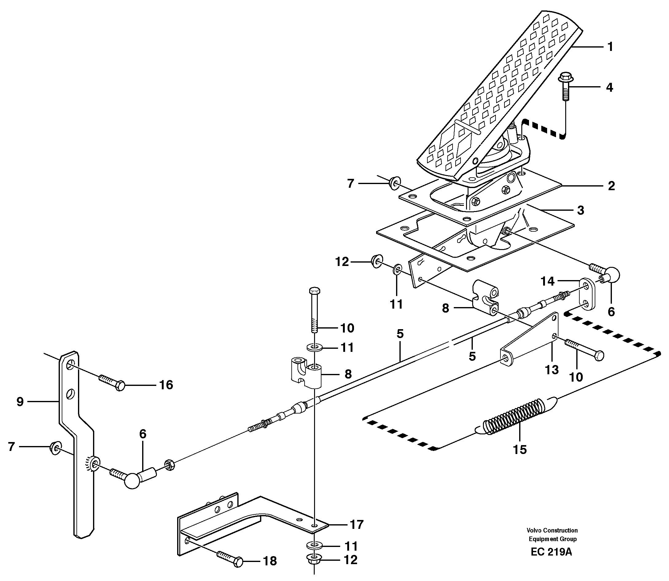 Engine speed control — volvo parts diagram