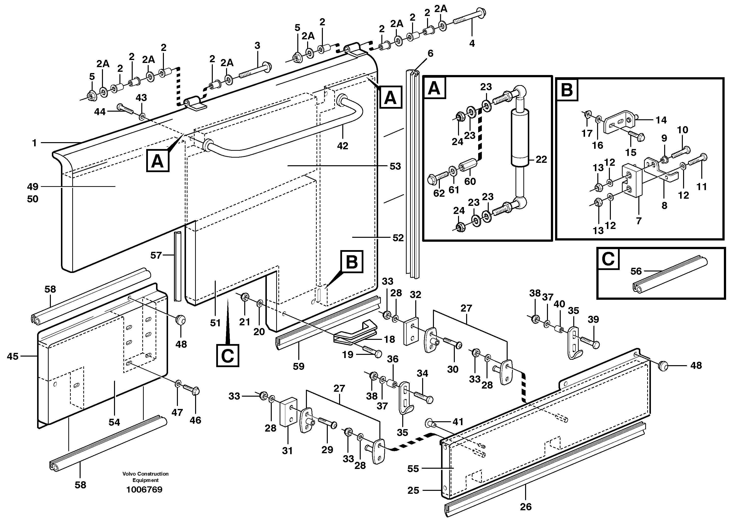 Side hatches — volvo parts diagram