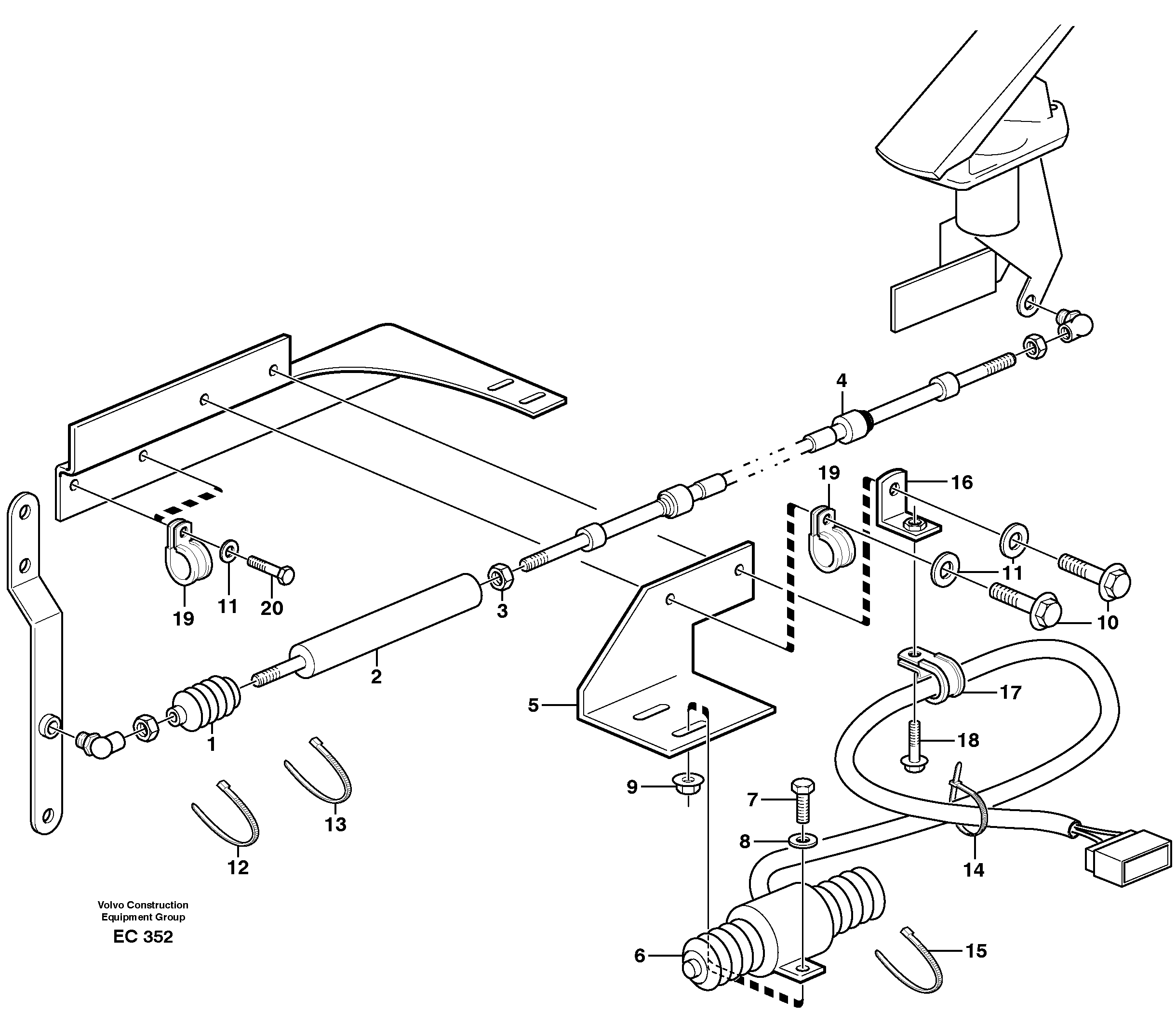 Speed limiter  80381, 80382 — volvo parts diagram