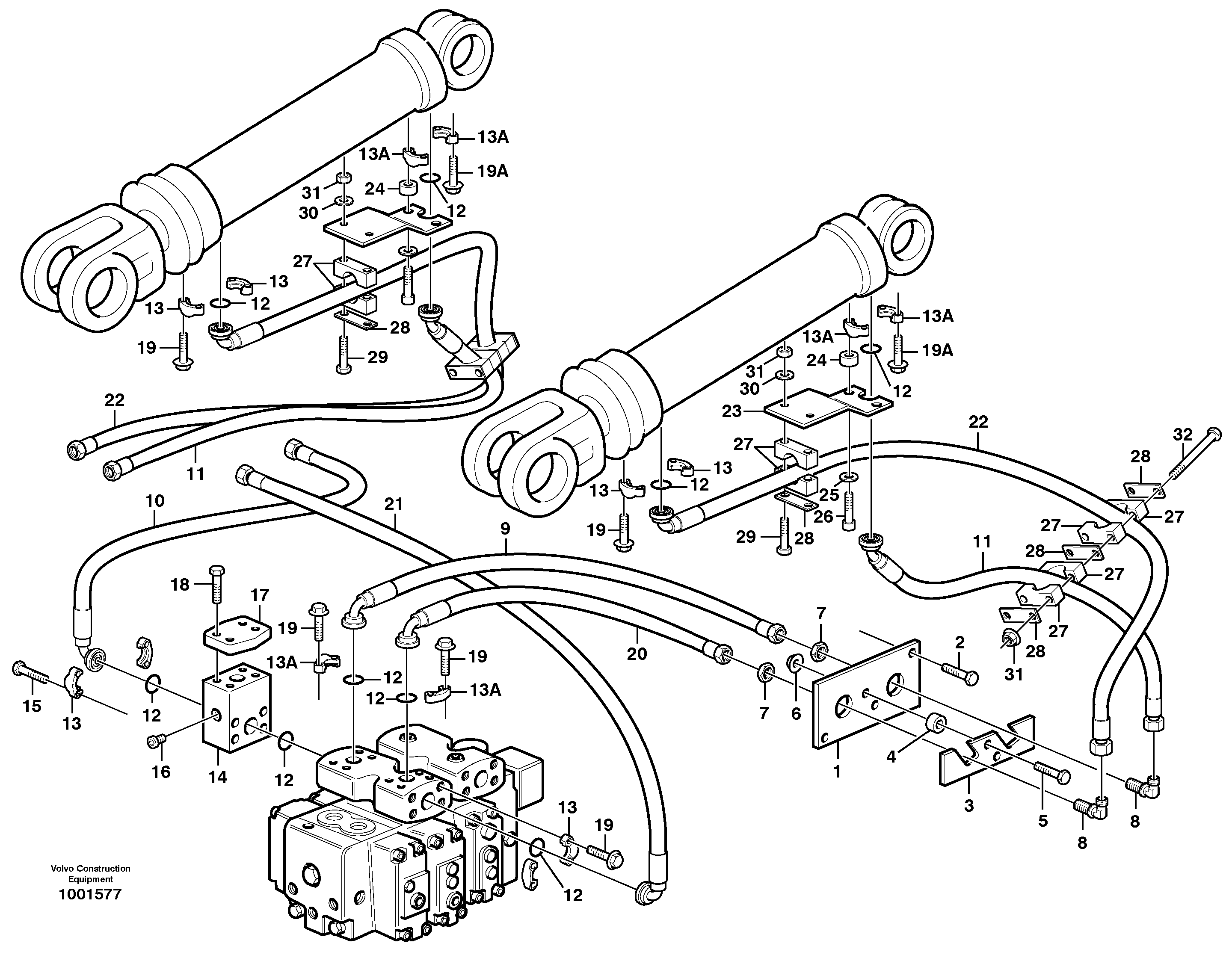 Lift function — volvo parts diagram