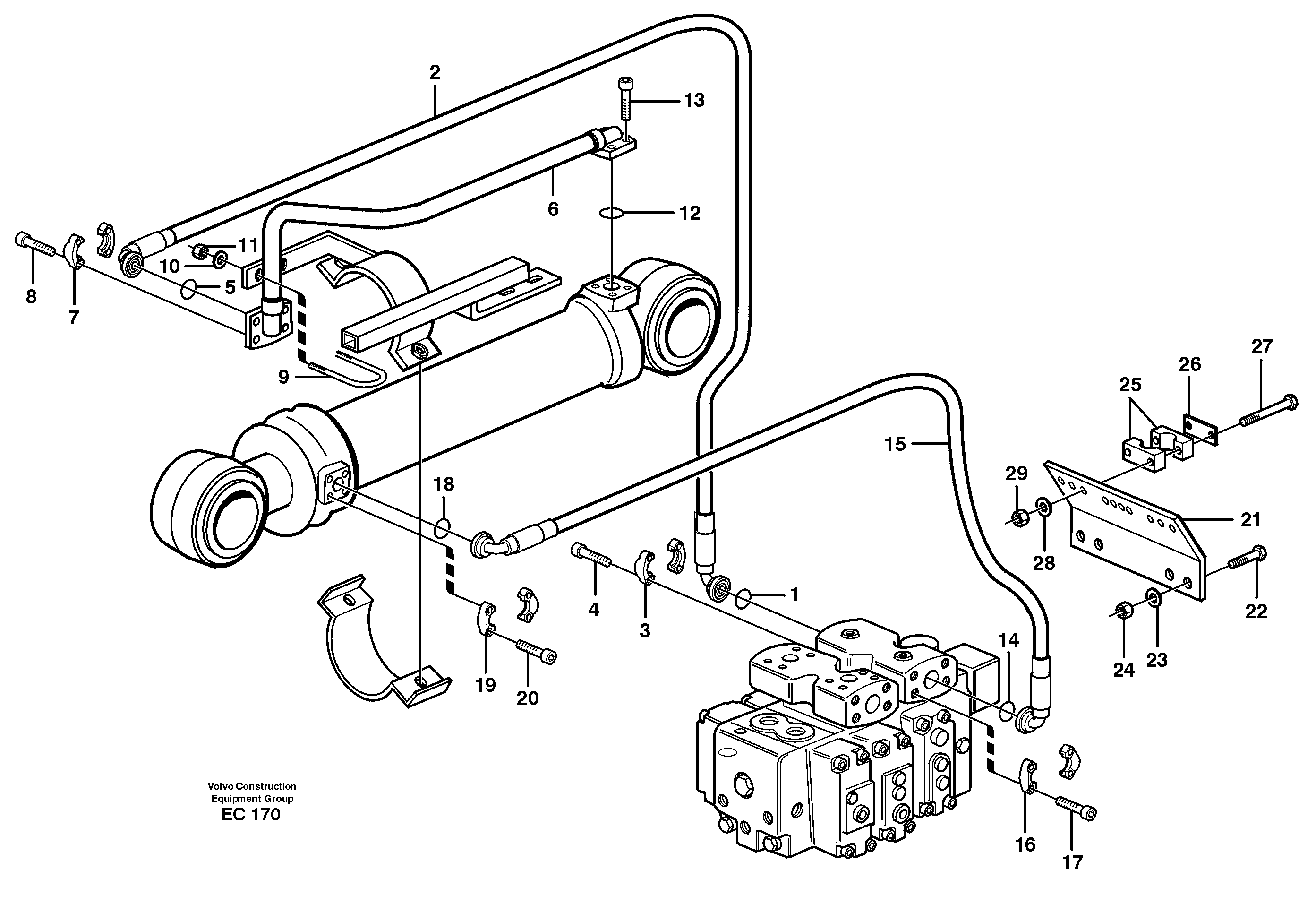 Tilt function — volvo parts diagram