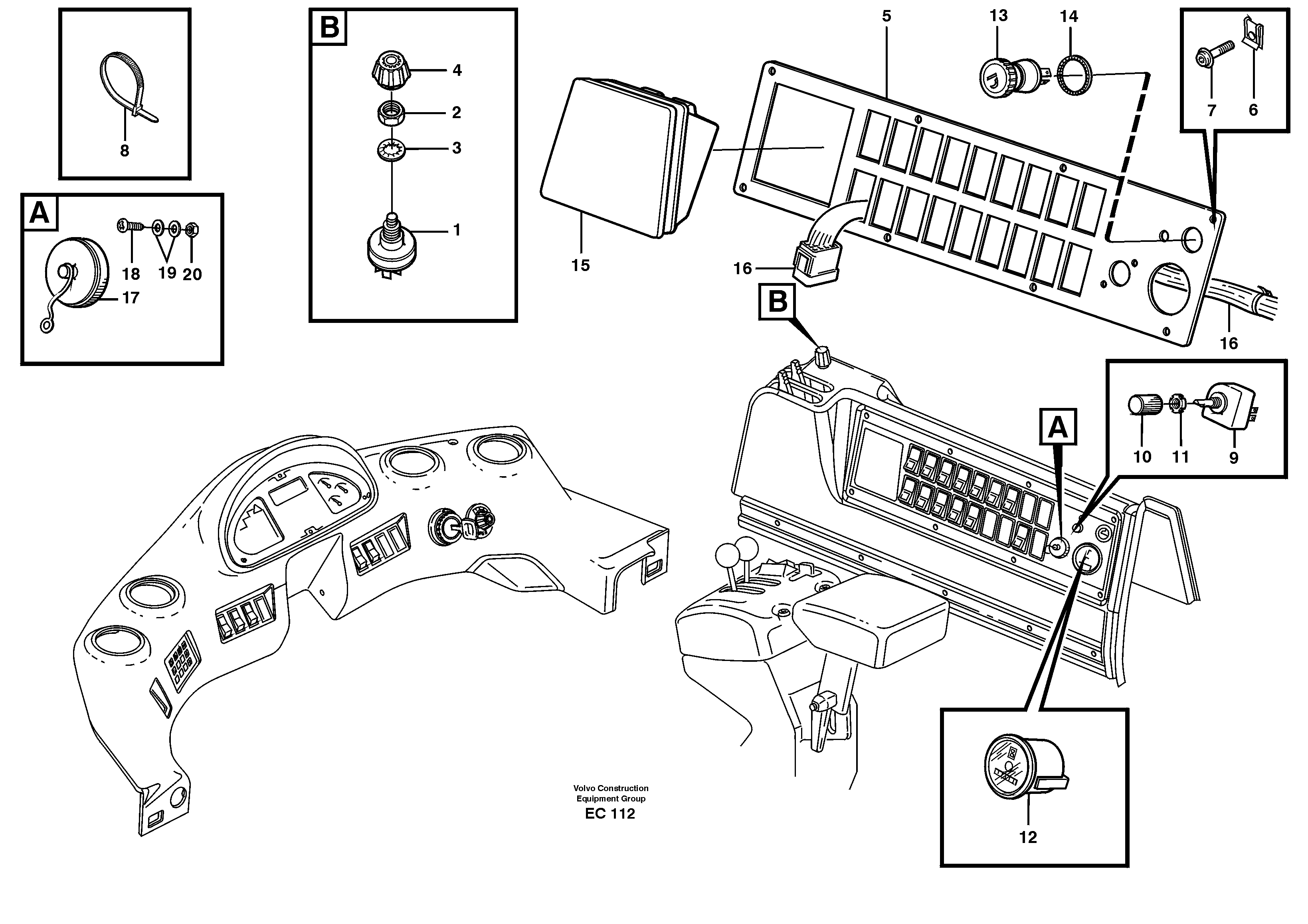 Side panel — volvo parts diagram