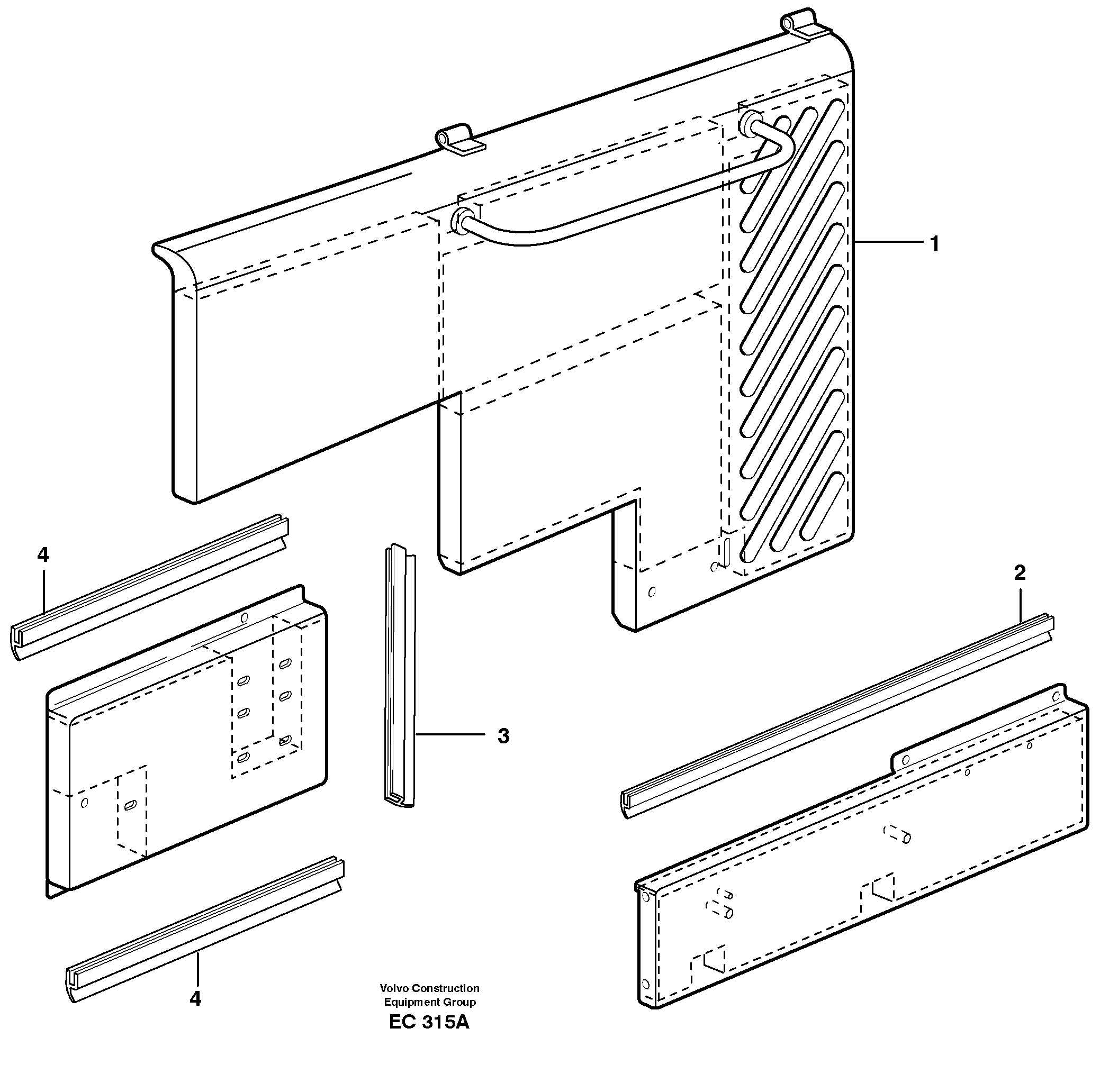 Side hatches  80510, 93661 — volvo parts diagram