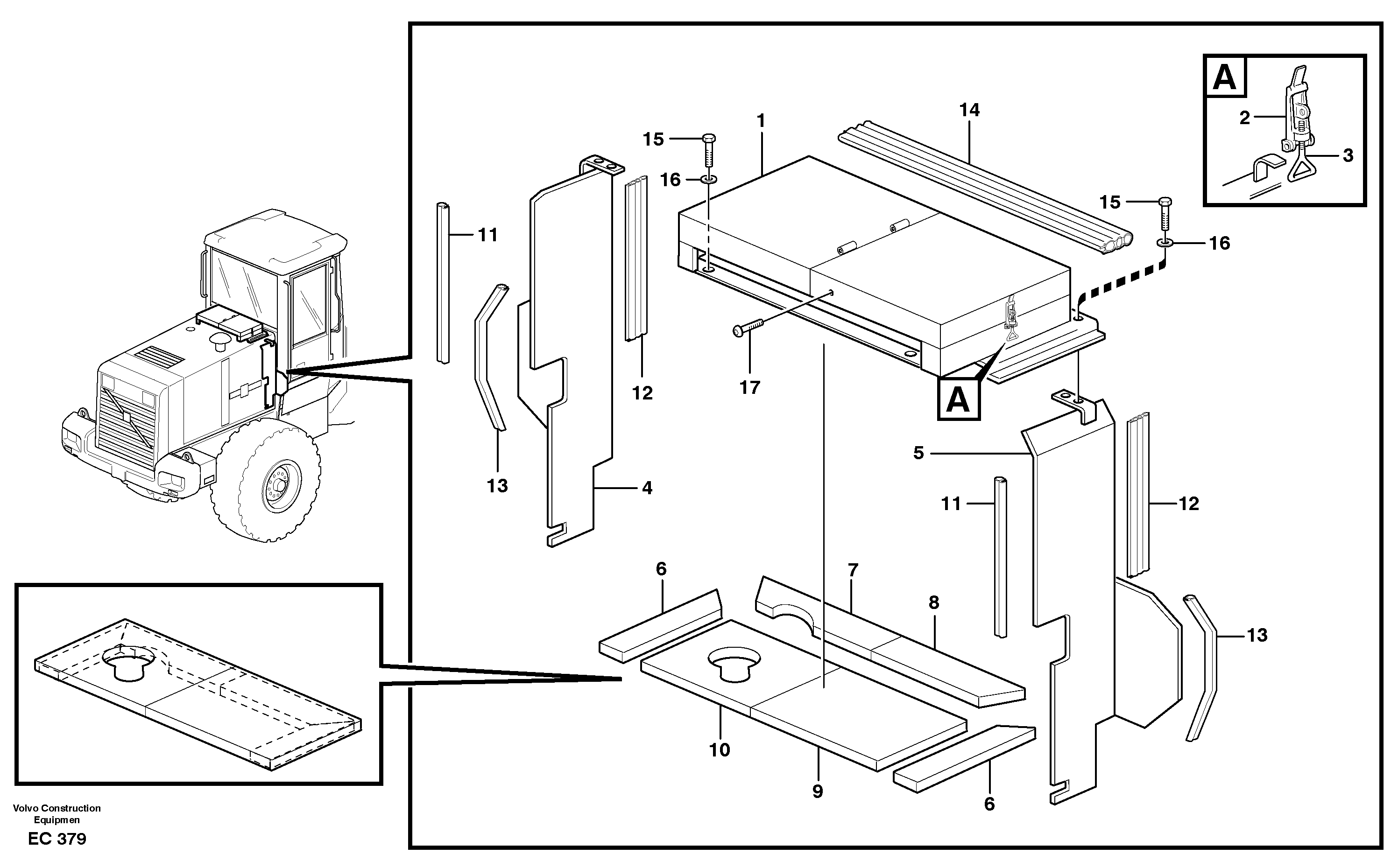 Sound trap  93661 — volvo parts diagram