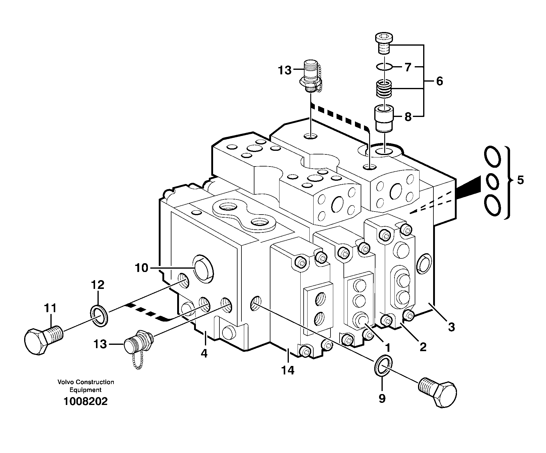 Control valve — volvo parts diagram