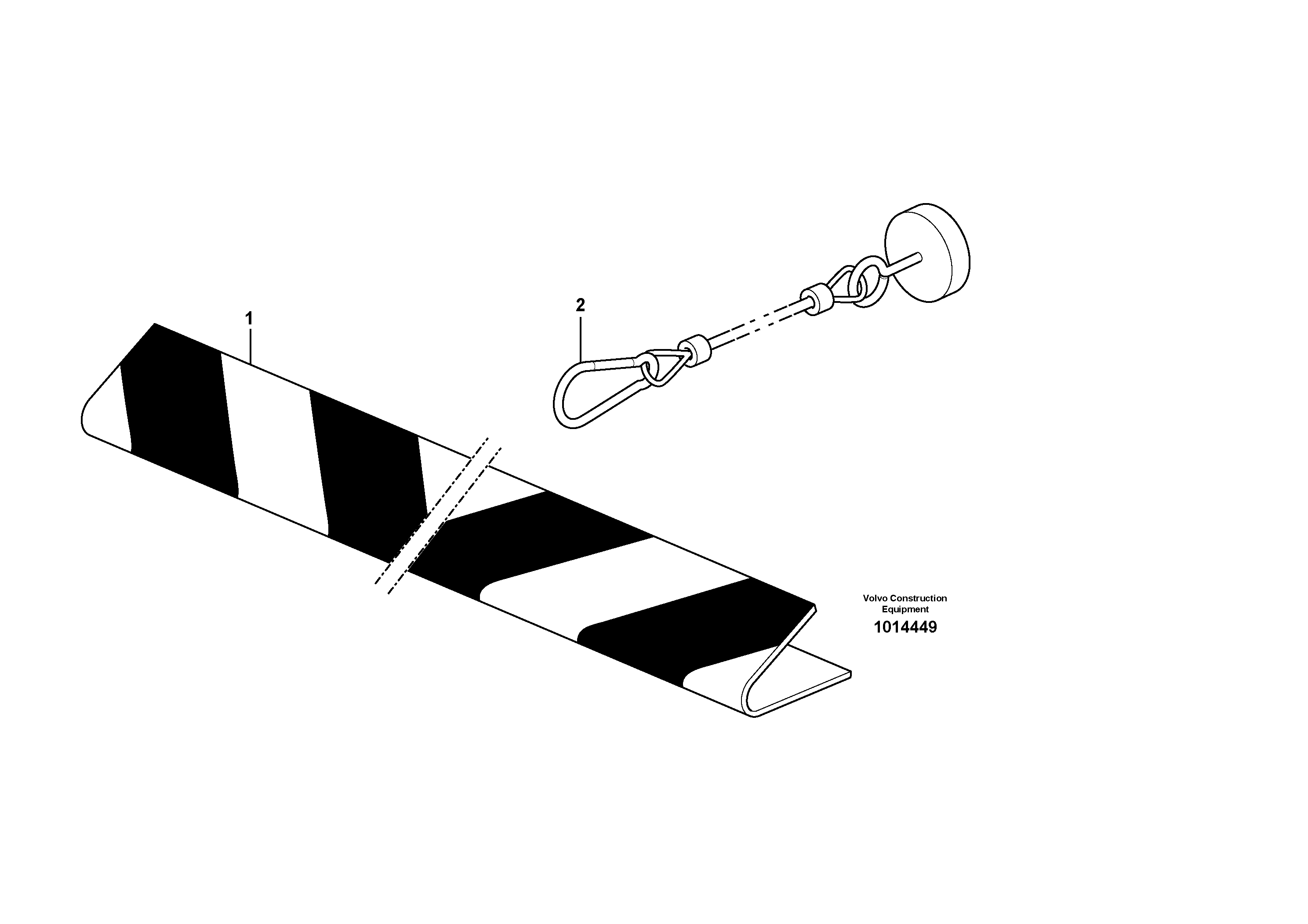 Bucket tooth protection  80581 — volvo parts diagram