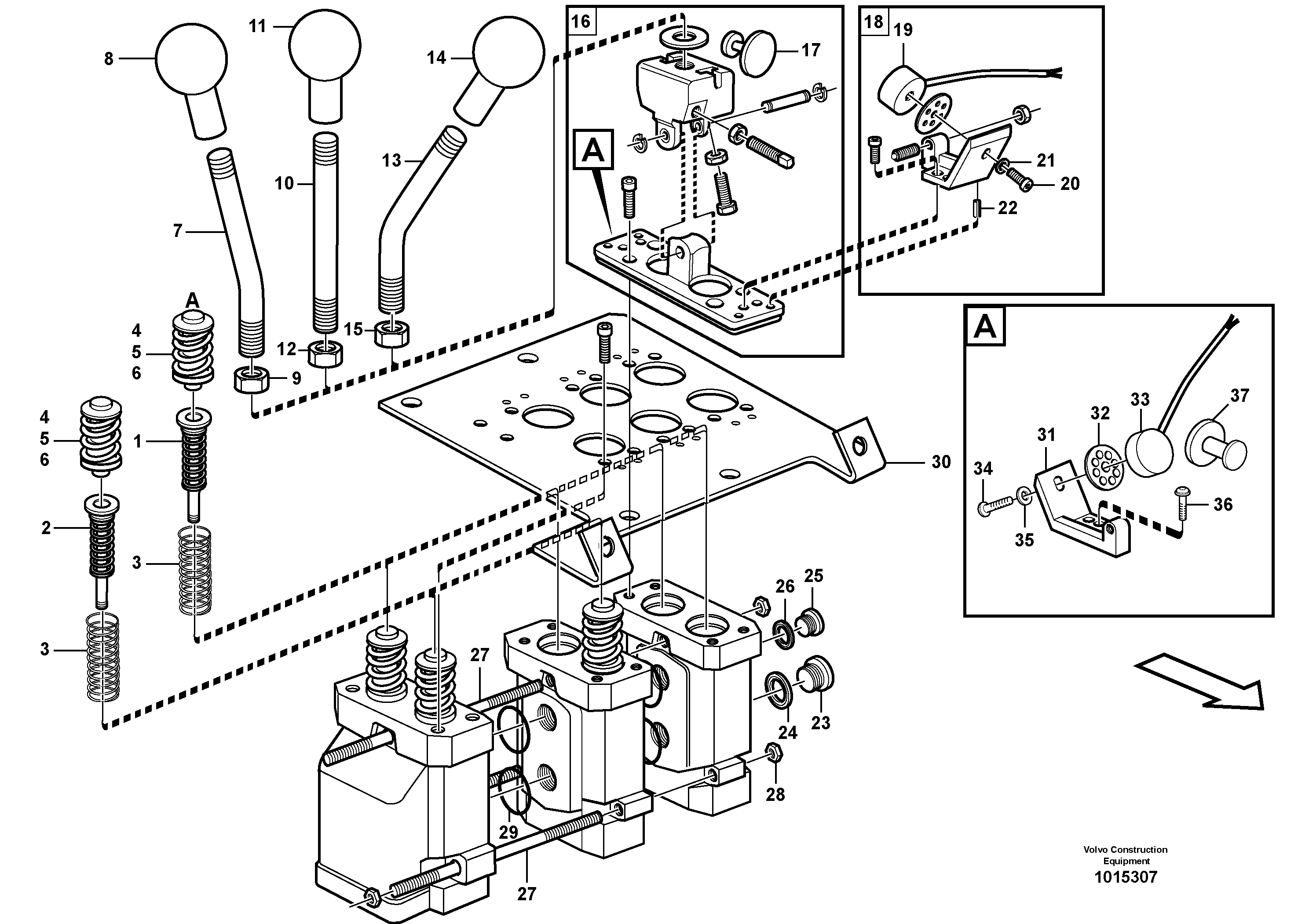 Servo valve — volvo parts diagram
