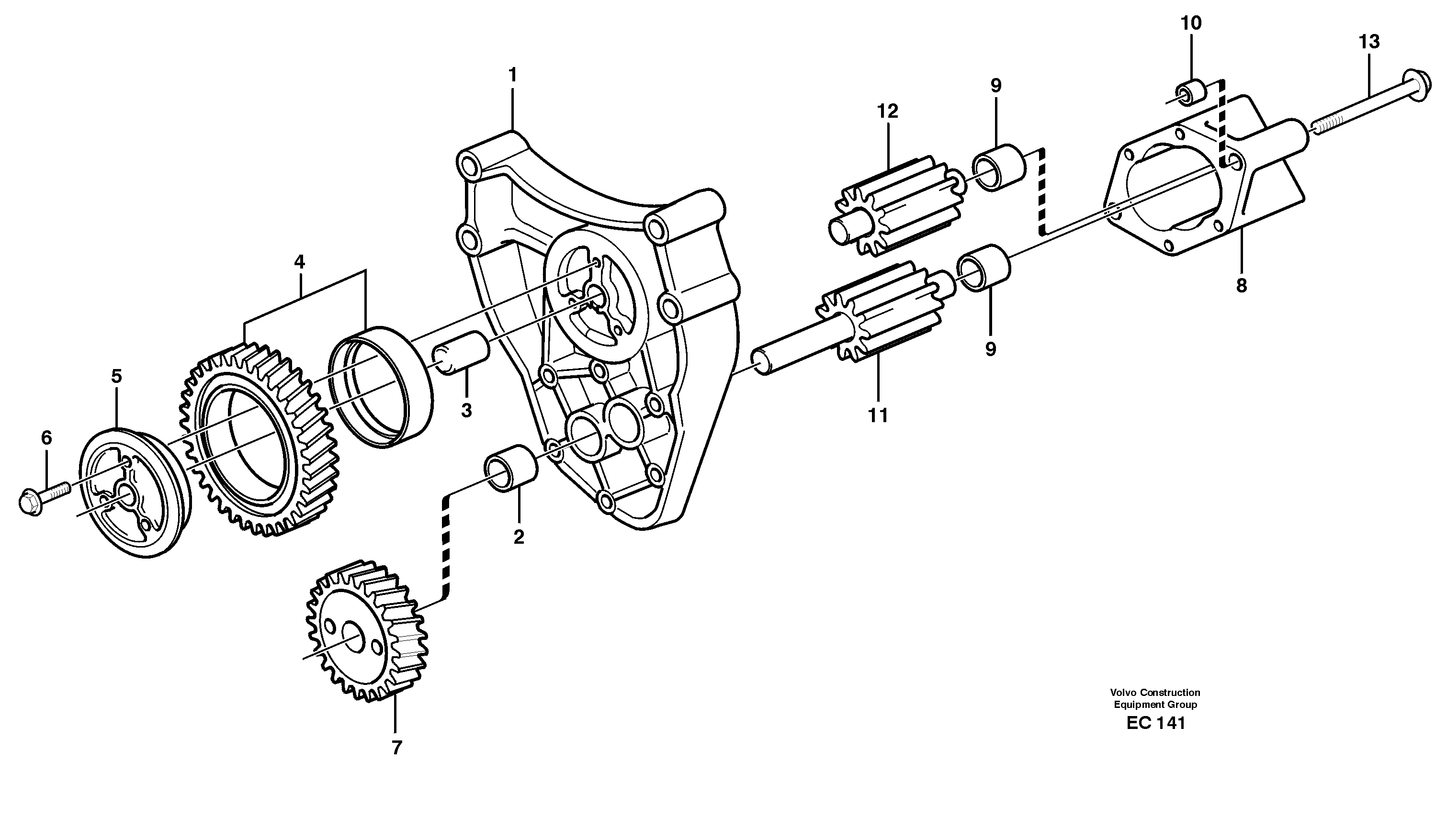 Oil pump — volvo parts diagram