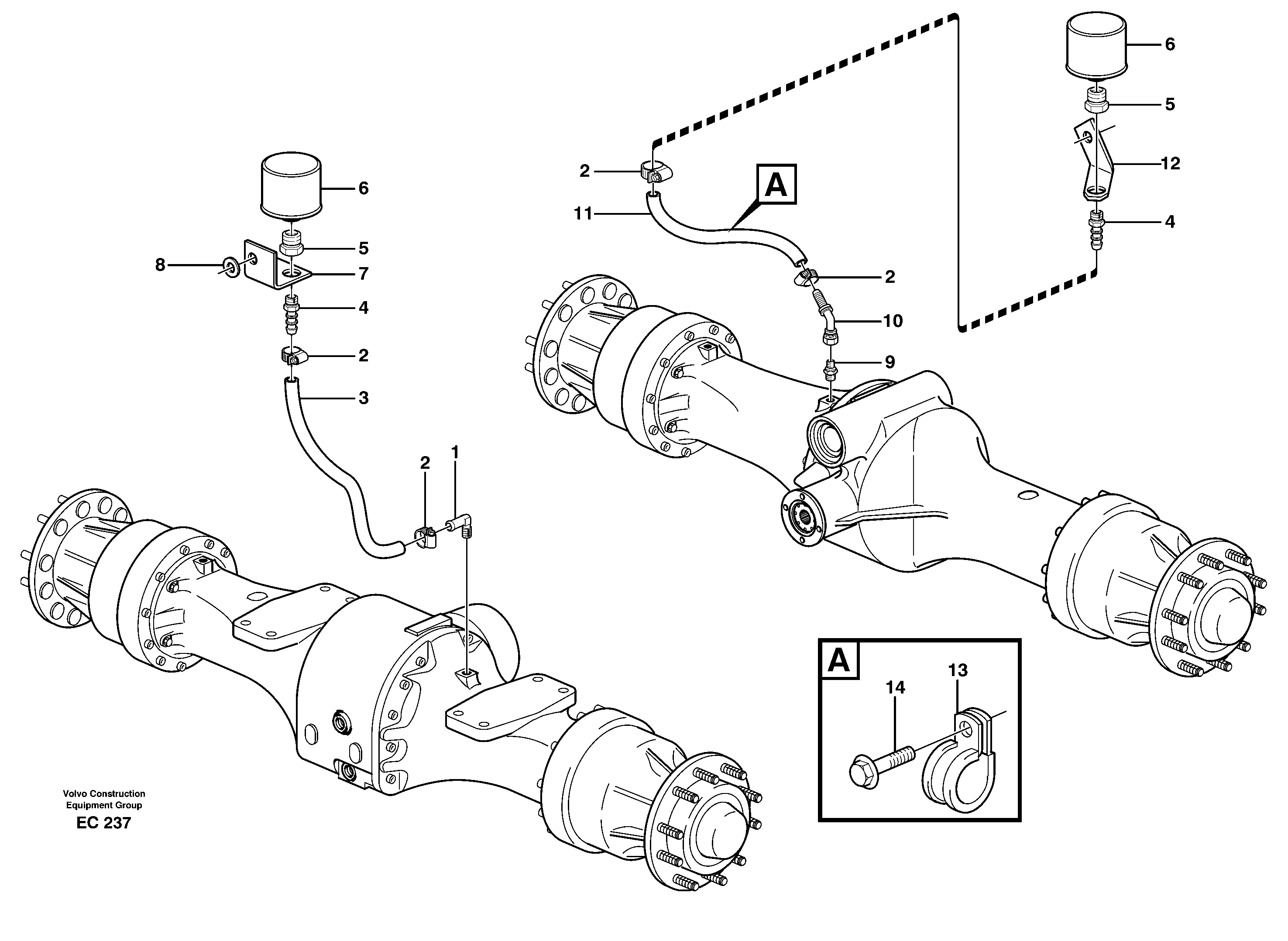 Ventilation, Planet shafts. — volvo parts diagram