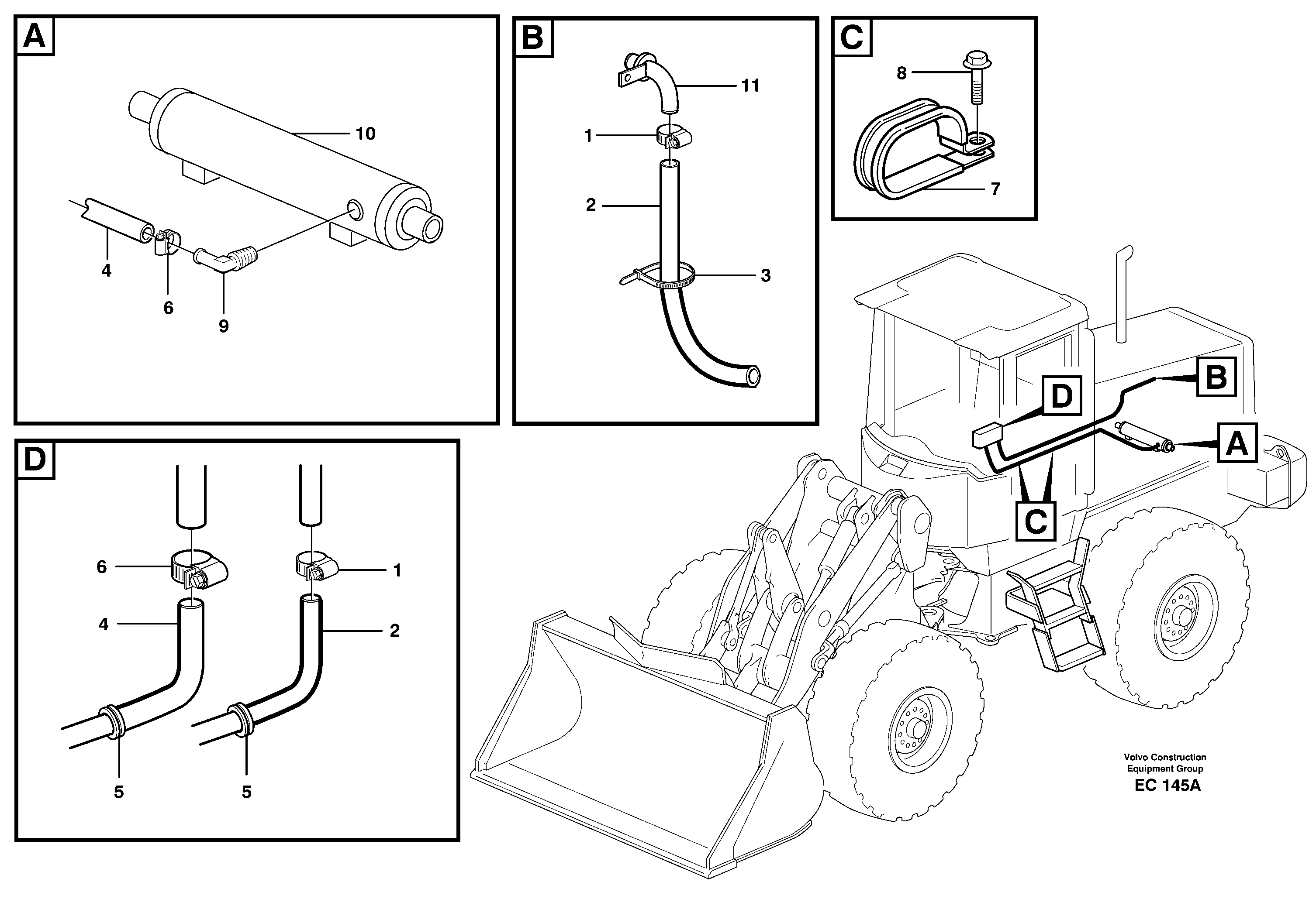 Heating system — volvo parts diagram