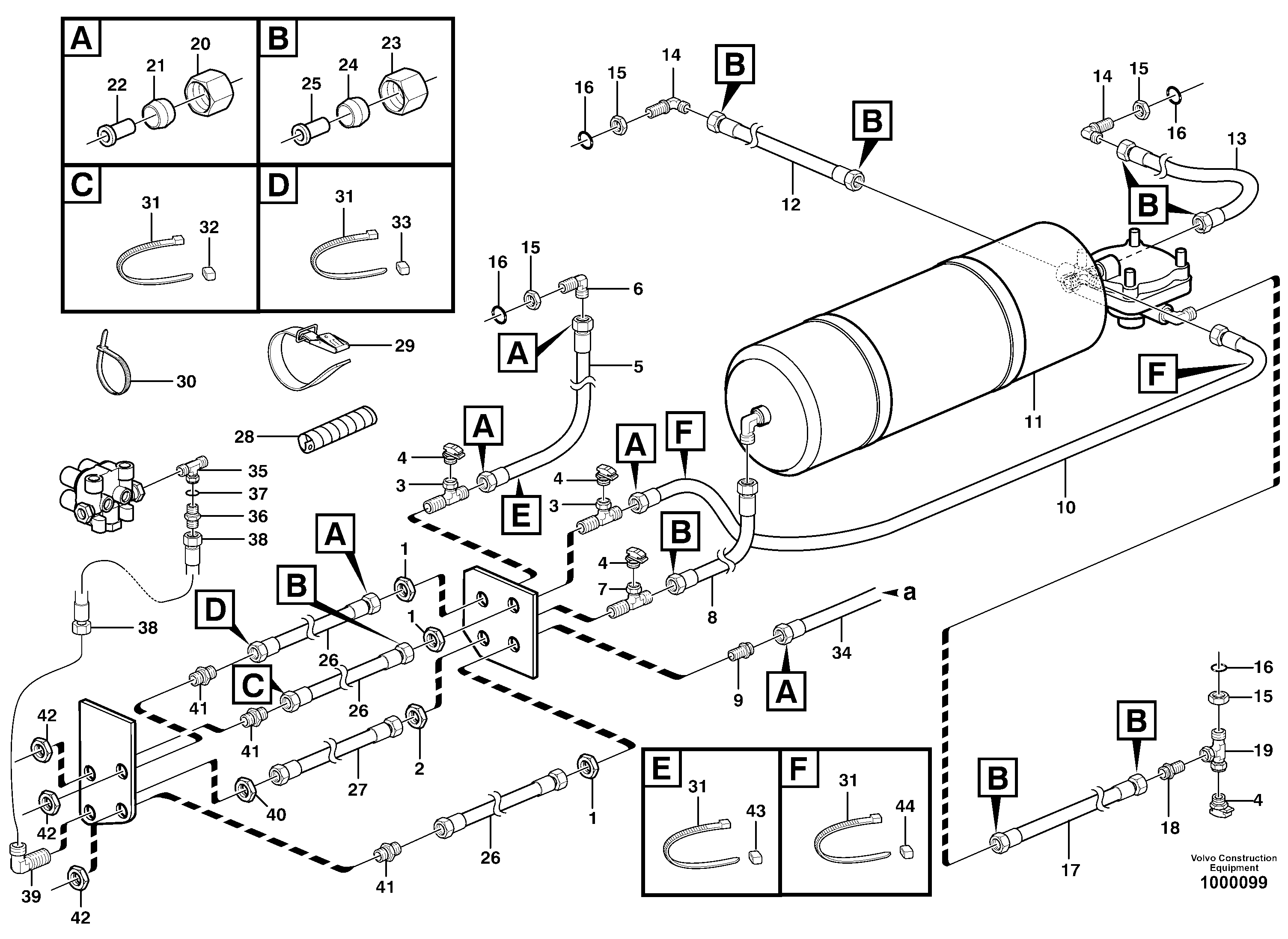Brake system, load unit — volvo parts diagram