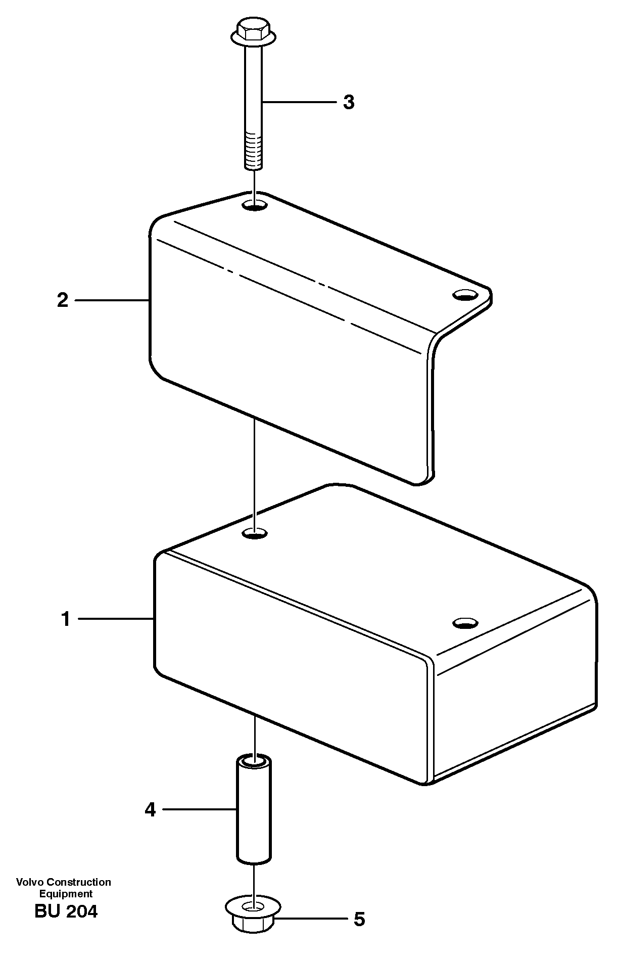 Back-up warning unit 81083, 93350 — volvo parts diagram