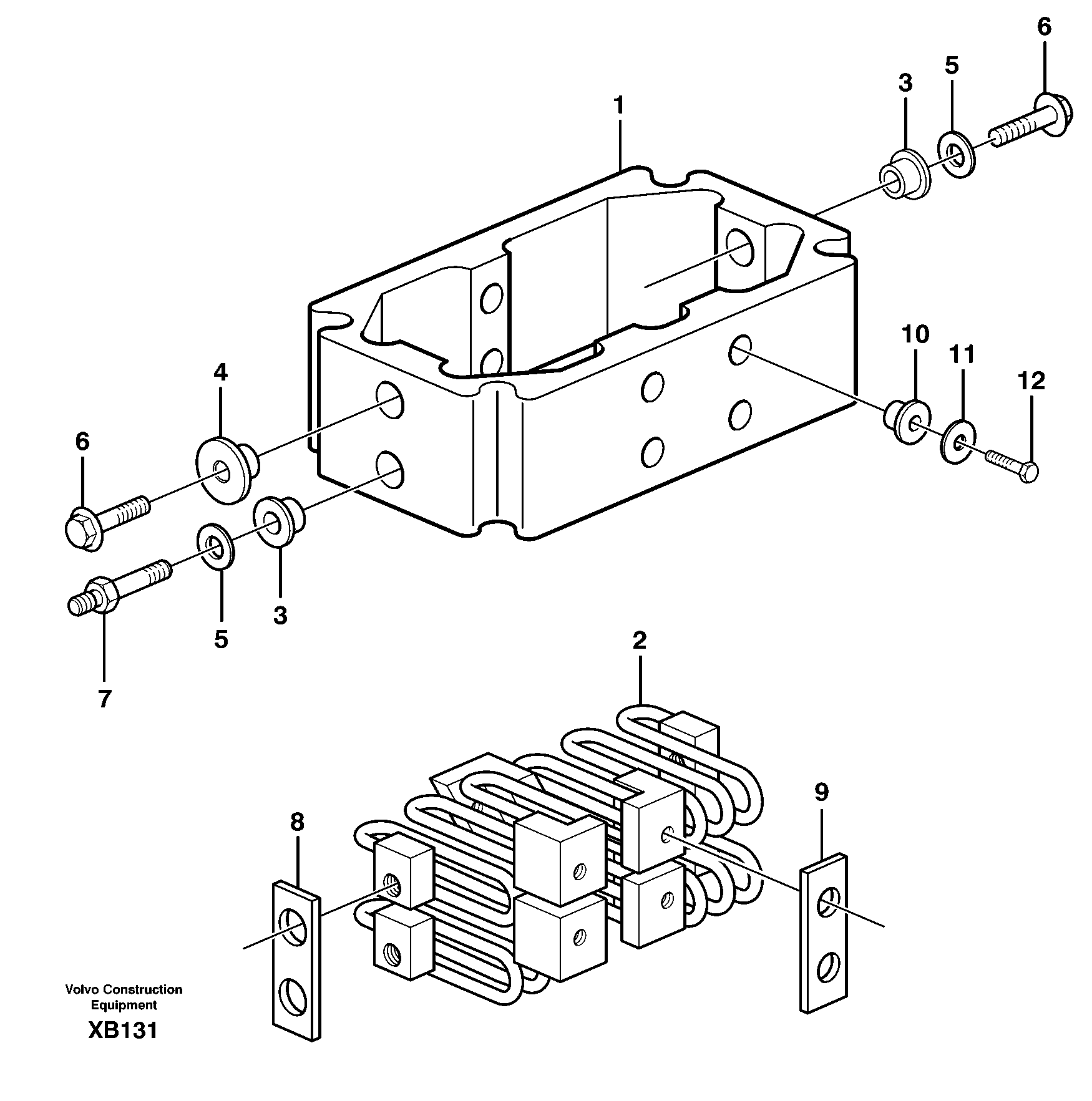 Pre-heater — volvo parts diagram