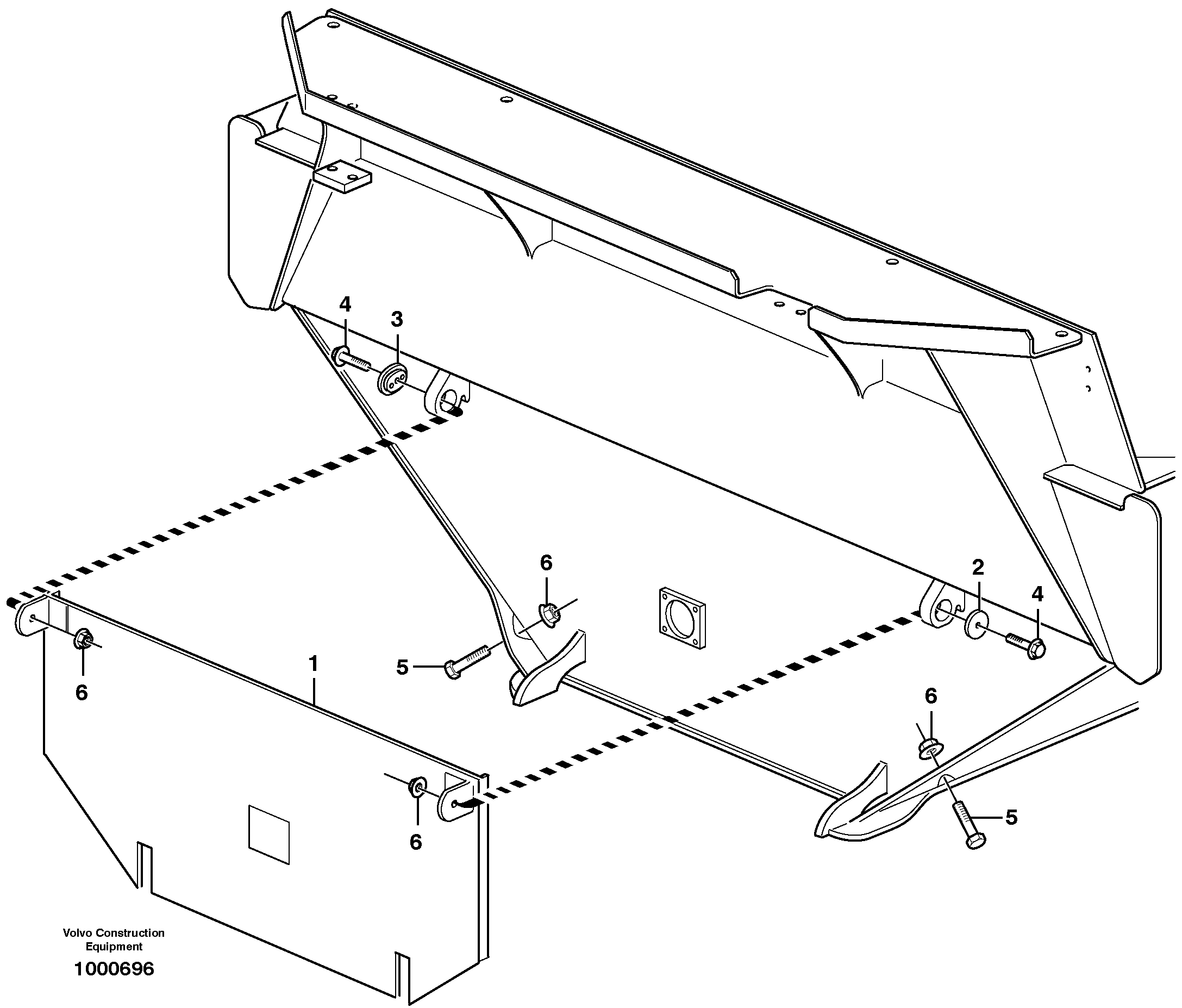 Heat shield 81072 — volvo parts diagram