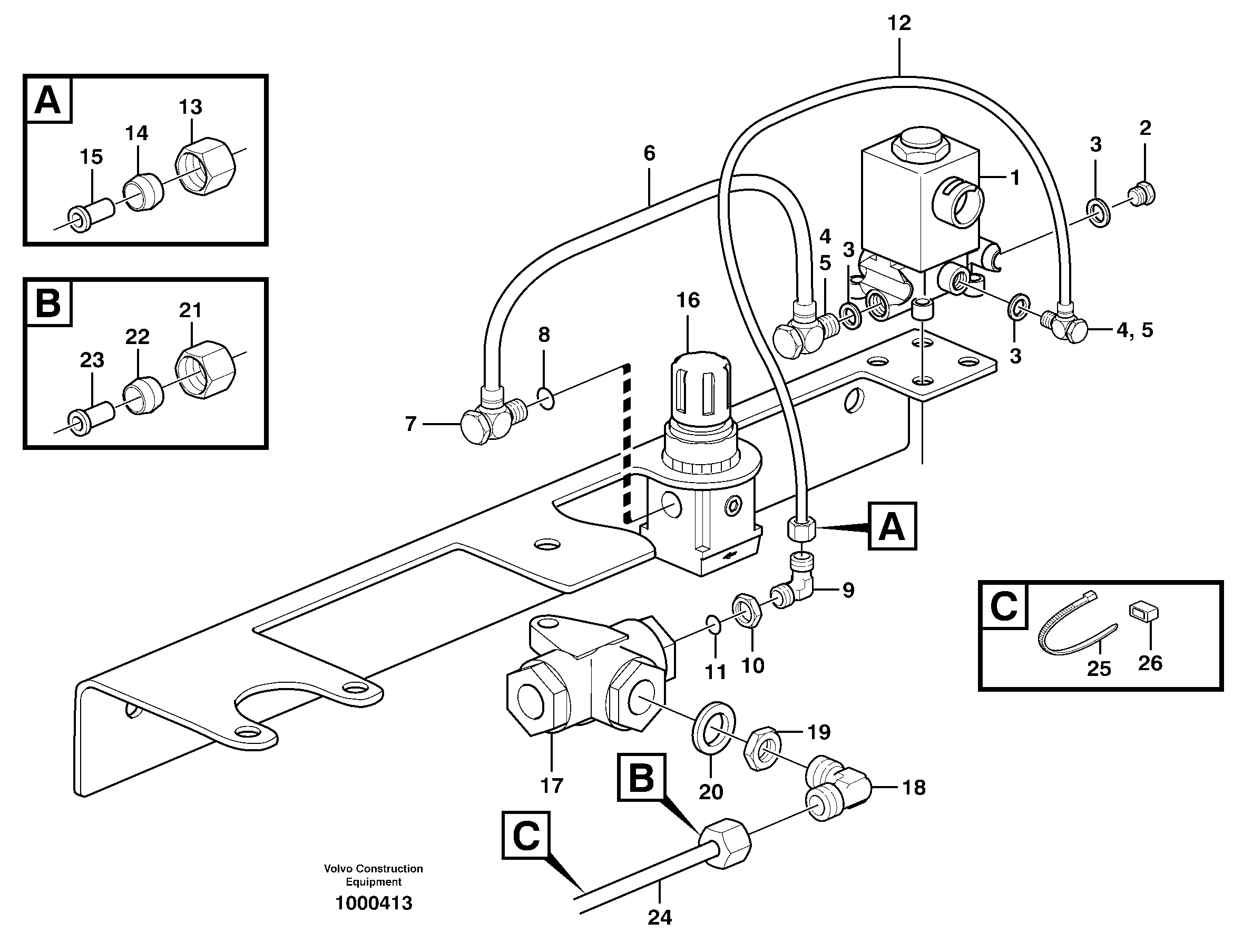 Load and dump break — volvo parts diagram