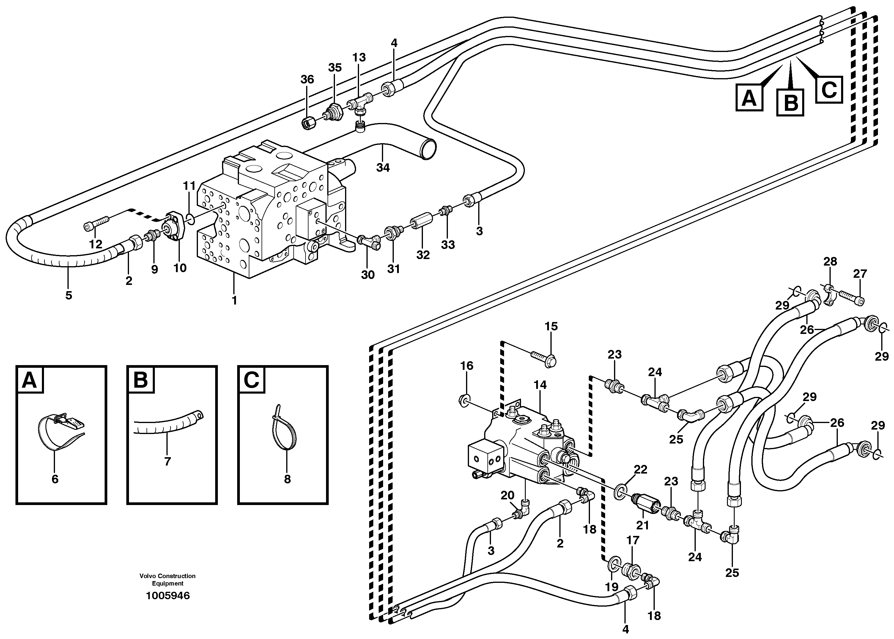 Turn-around wheels  81152 — volvo parts diagram