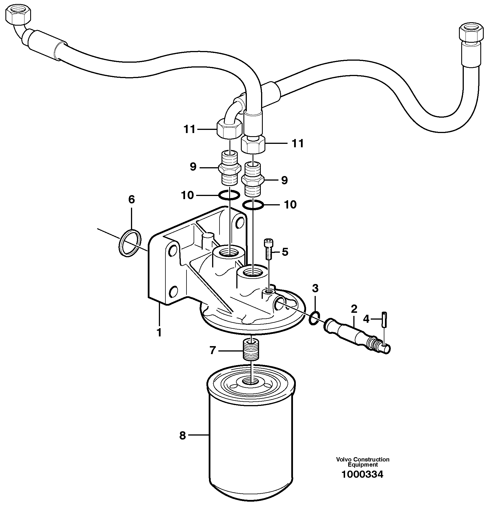 Coolant filter — volvo parts diagram