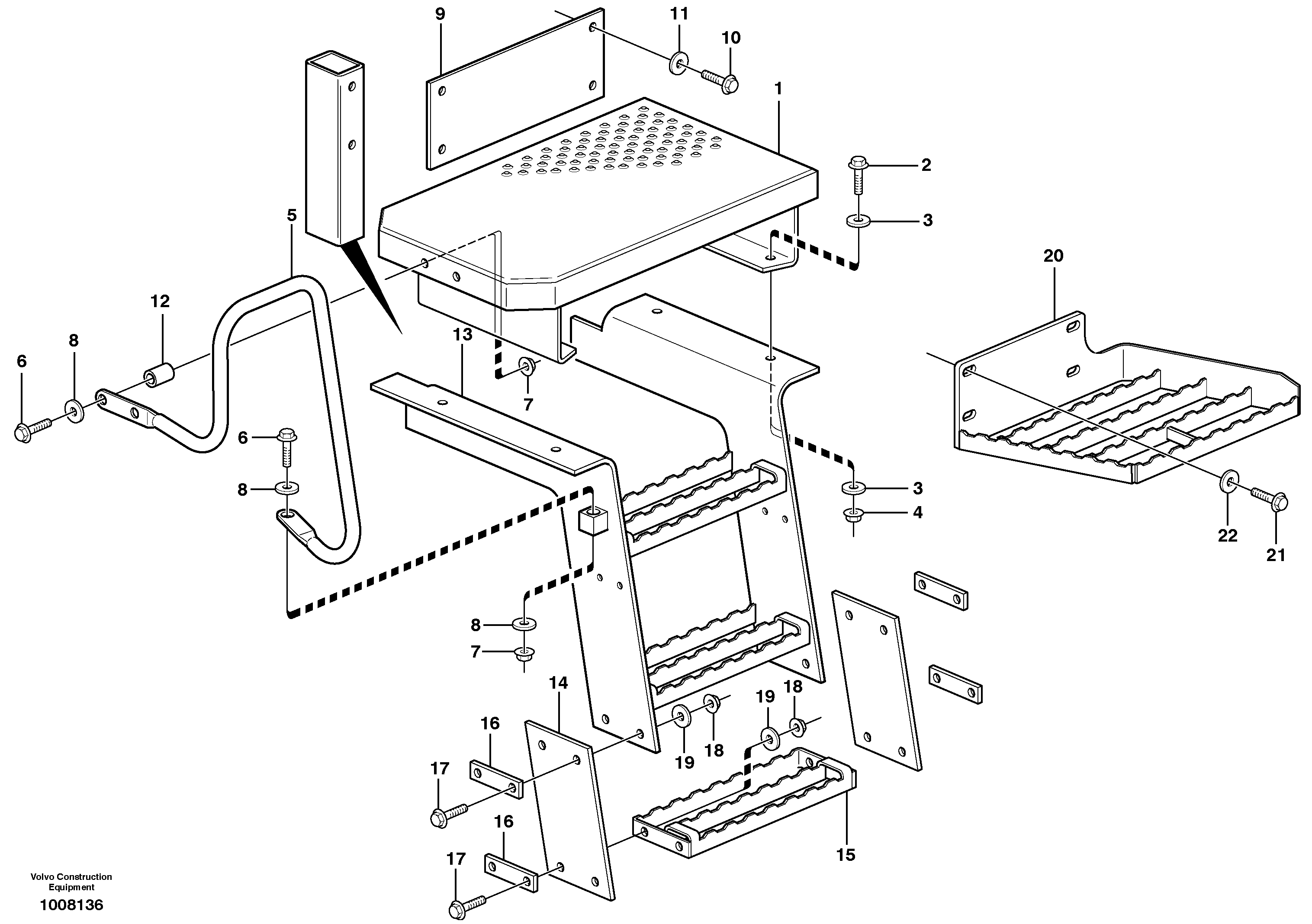 Running board. — volvo parts diagram