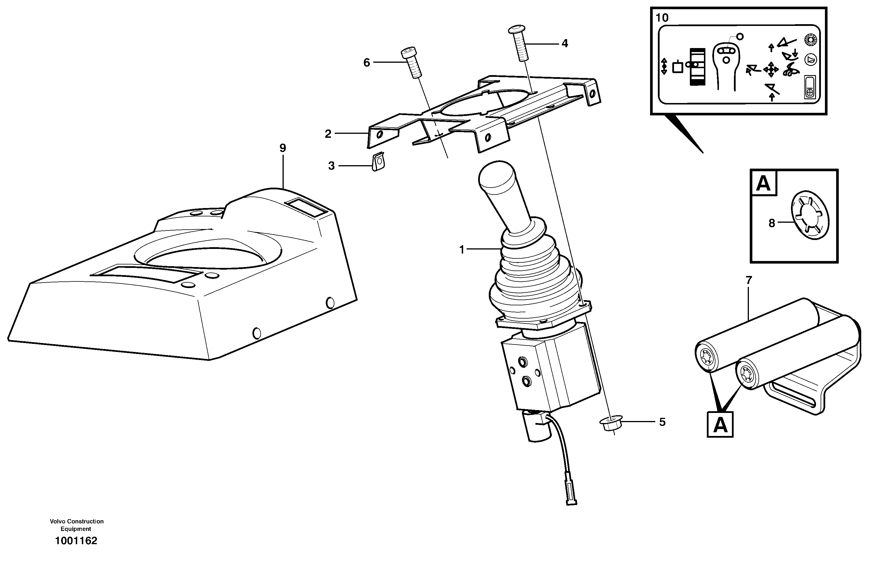 Servo valve with fitting parts.  80363 — volvo parts diagram