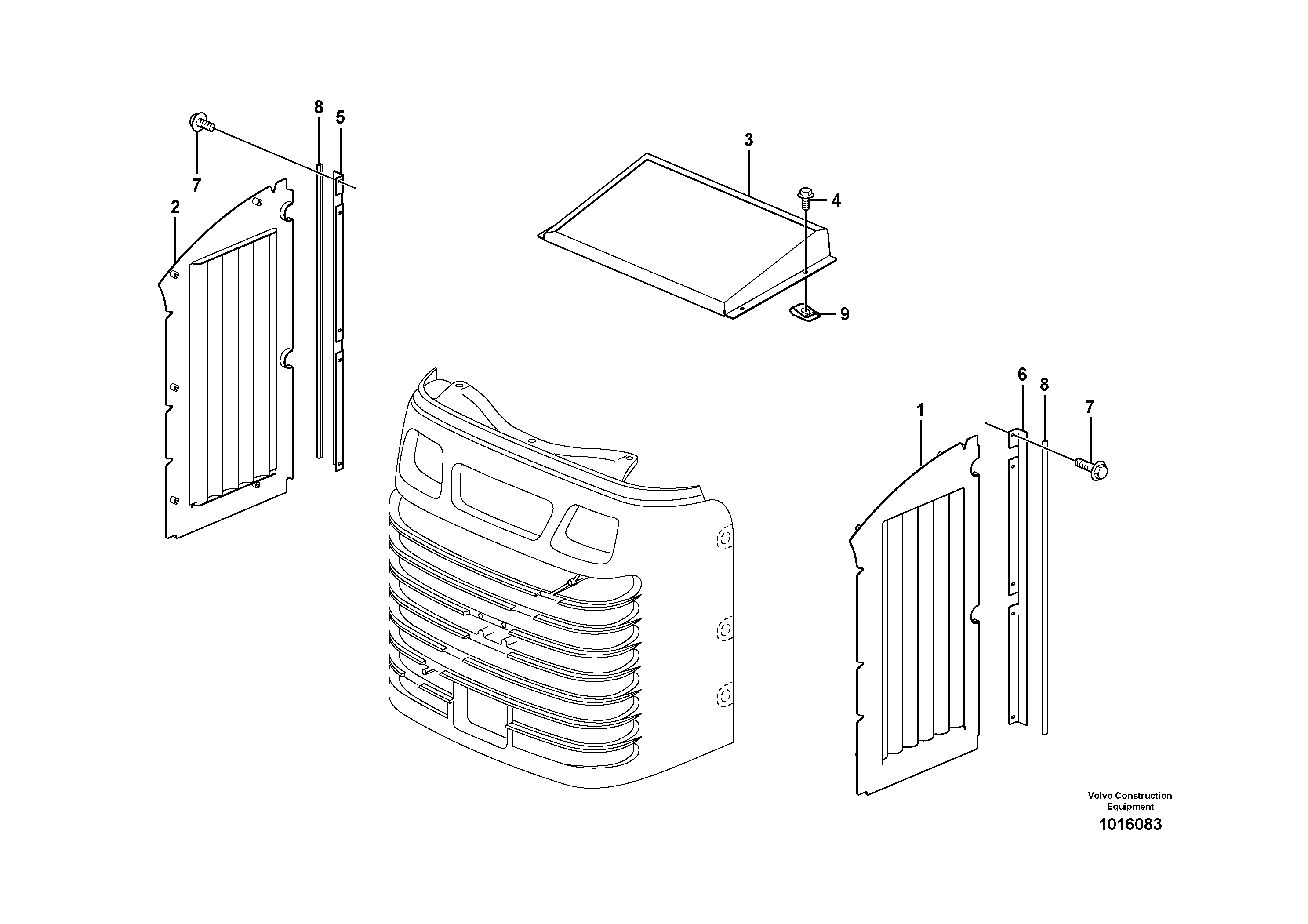 Protecting plates  82292 — volvo parts diagram