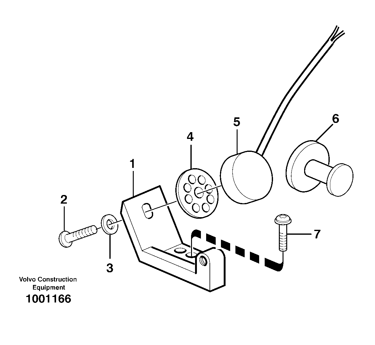 Assembly parts for servo valve  80098 — volvo parts diagram