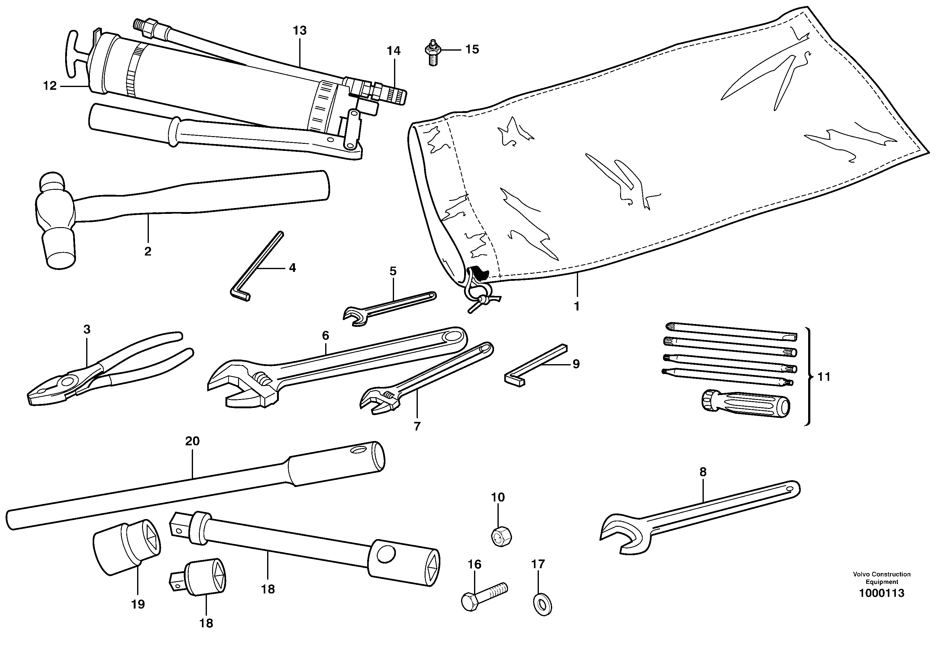 Tools — volvo parts diagram