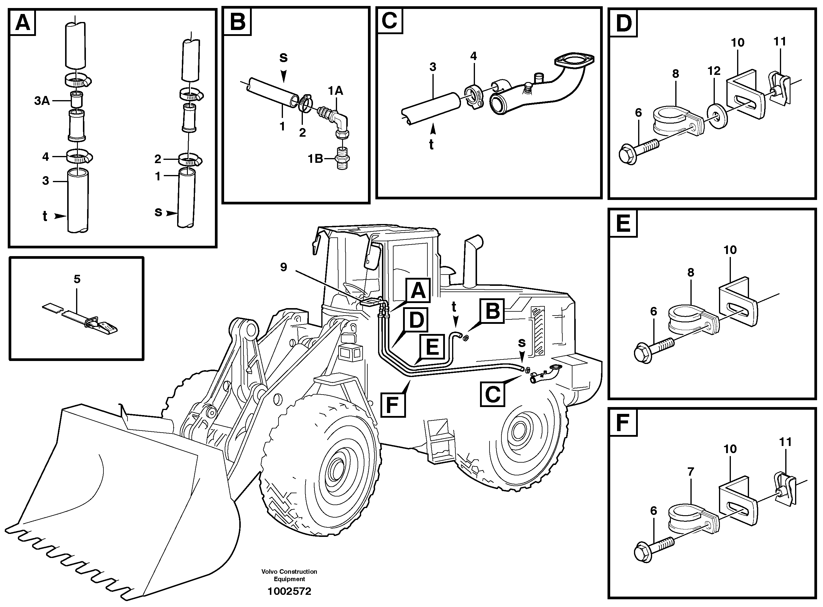 Heating system — volvo parts diagram