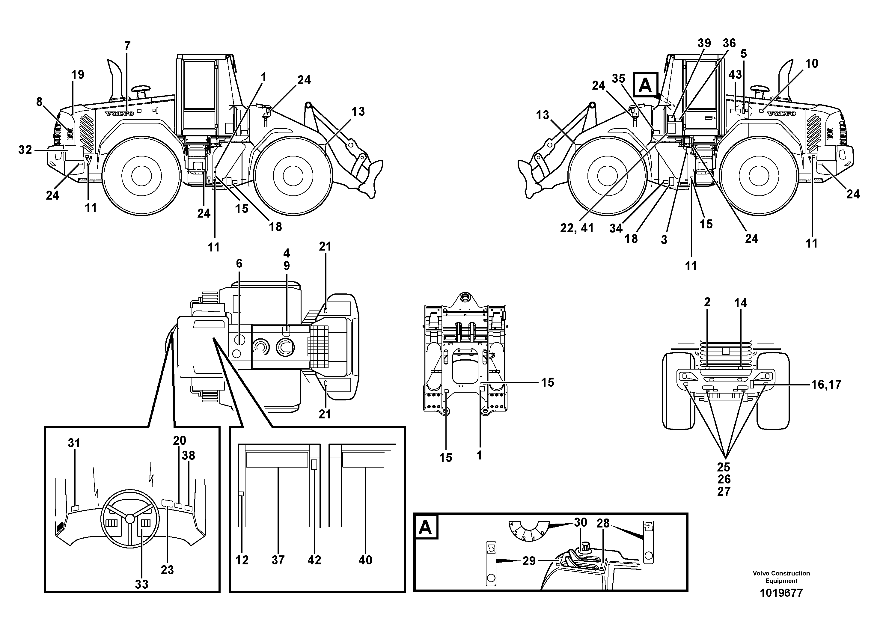 Sign plates and decals — volvo parts diagram