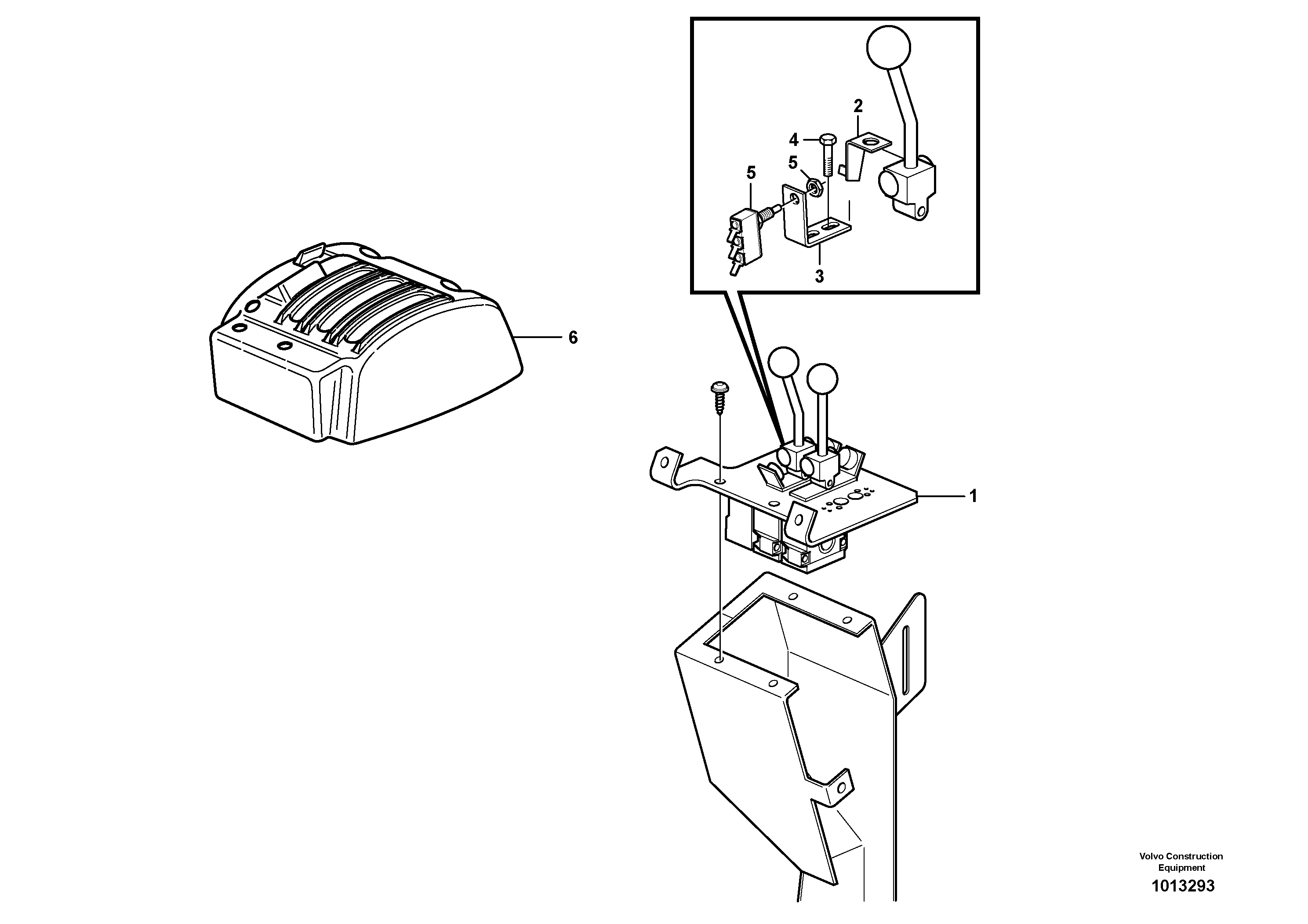 Servo valve with fitting parts  82890 — volvo parts diagram