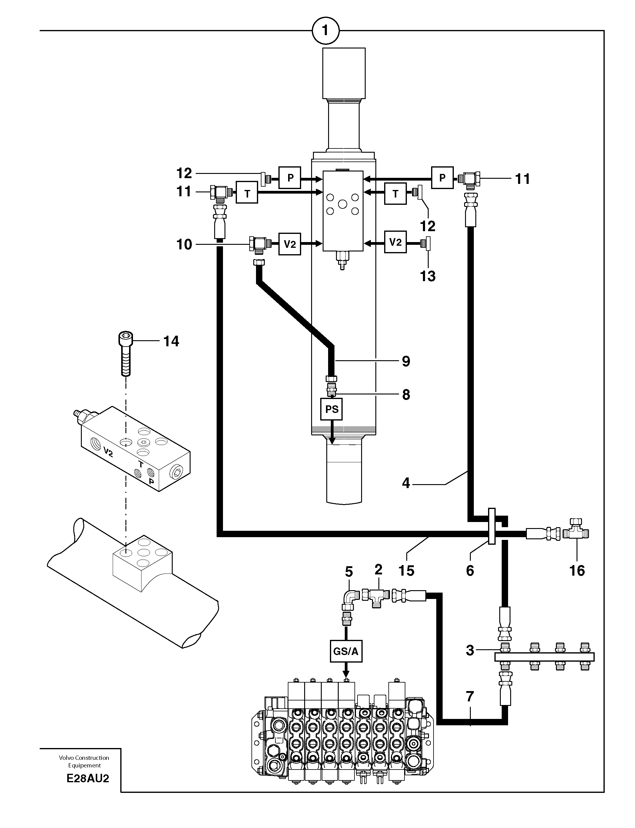Supplement concerning handling operations / option — volvo parts diagram