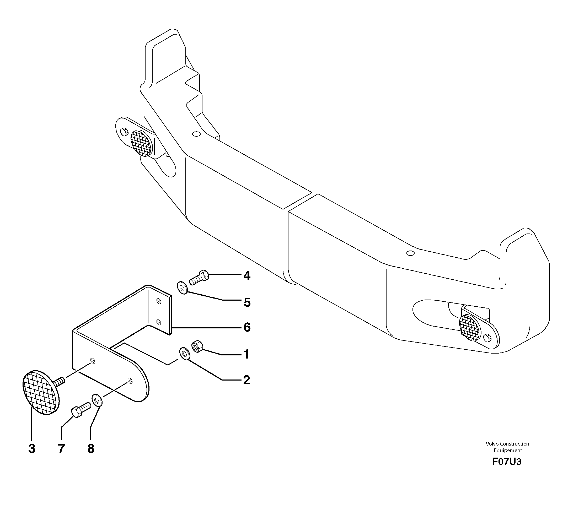 Rear signal light — volvo parts diagram
