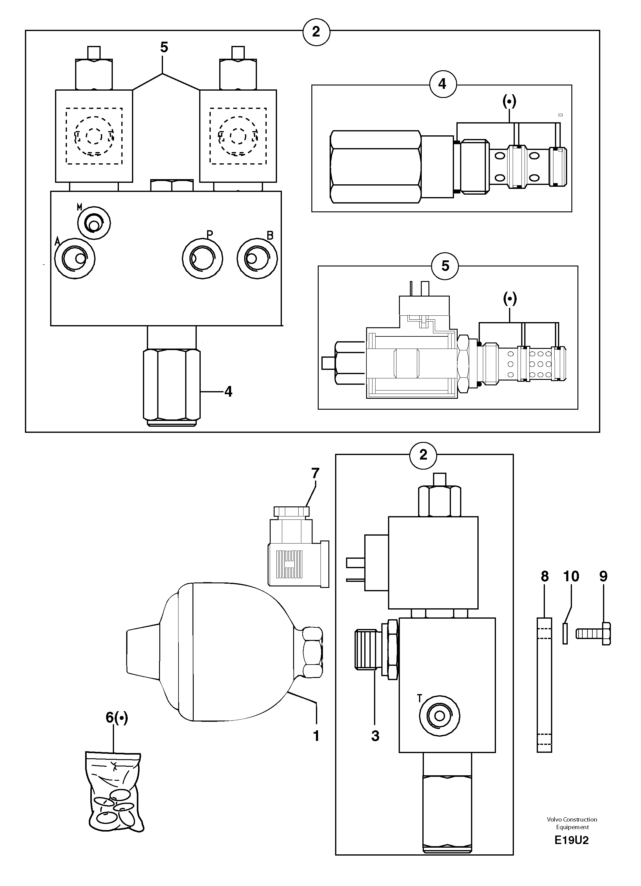 Accumulator / electrovalve — volvo parts diagram