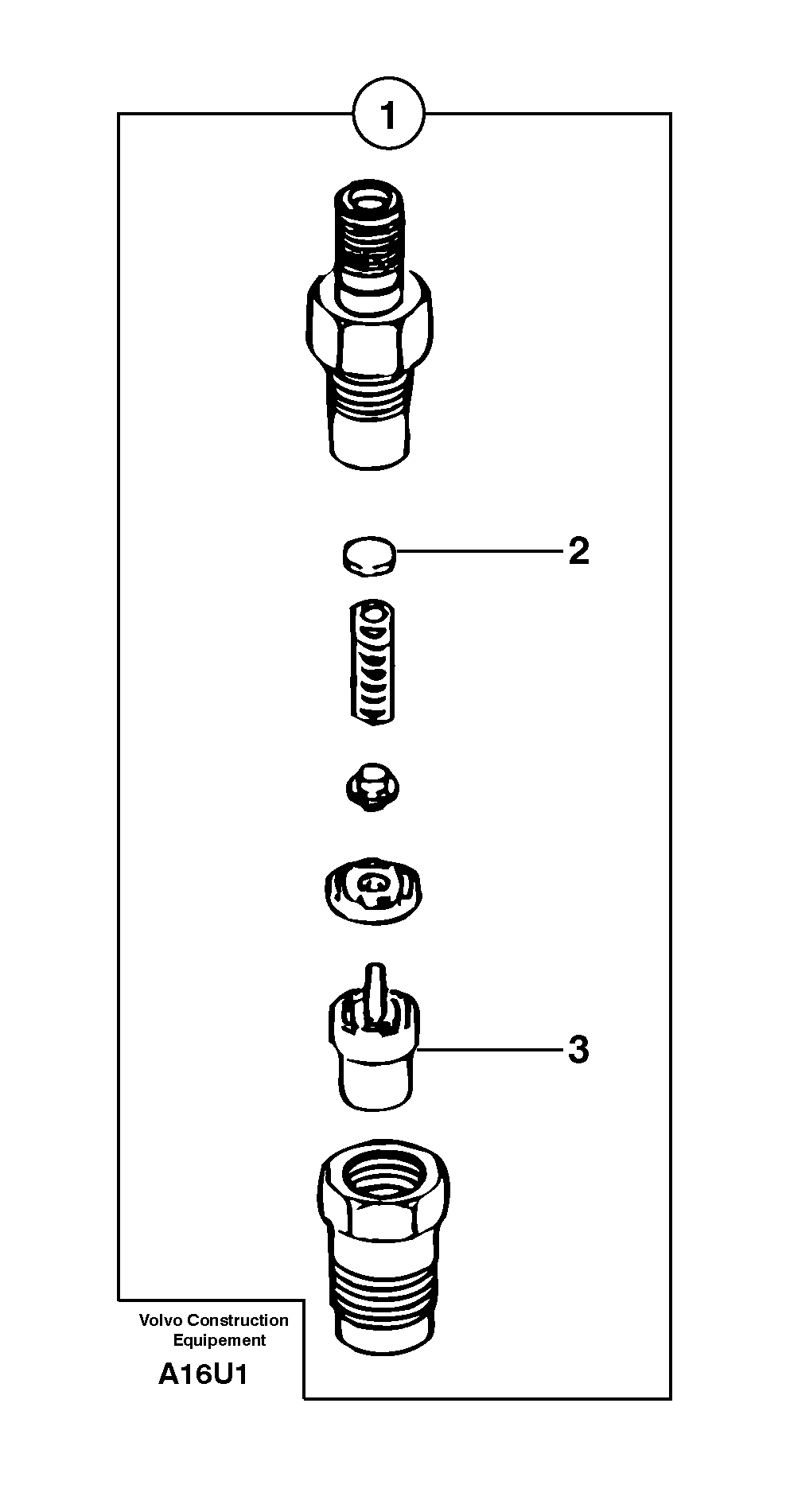 Injector — volvo parts diagram
