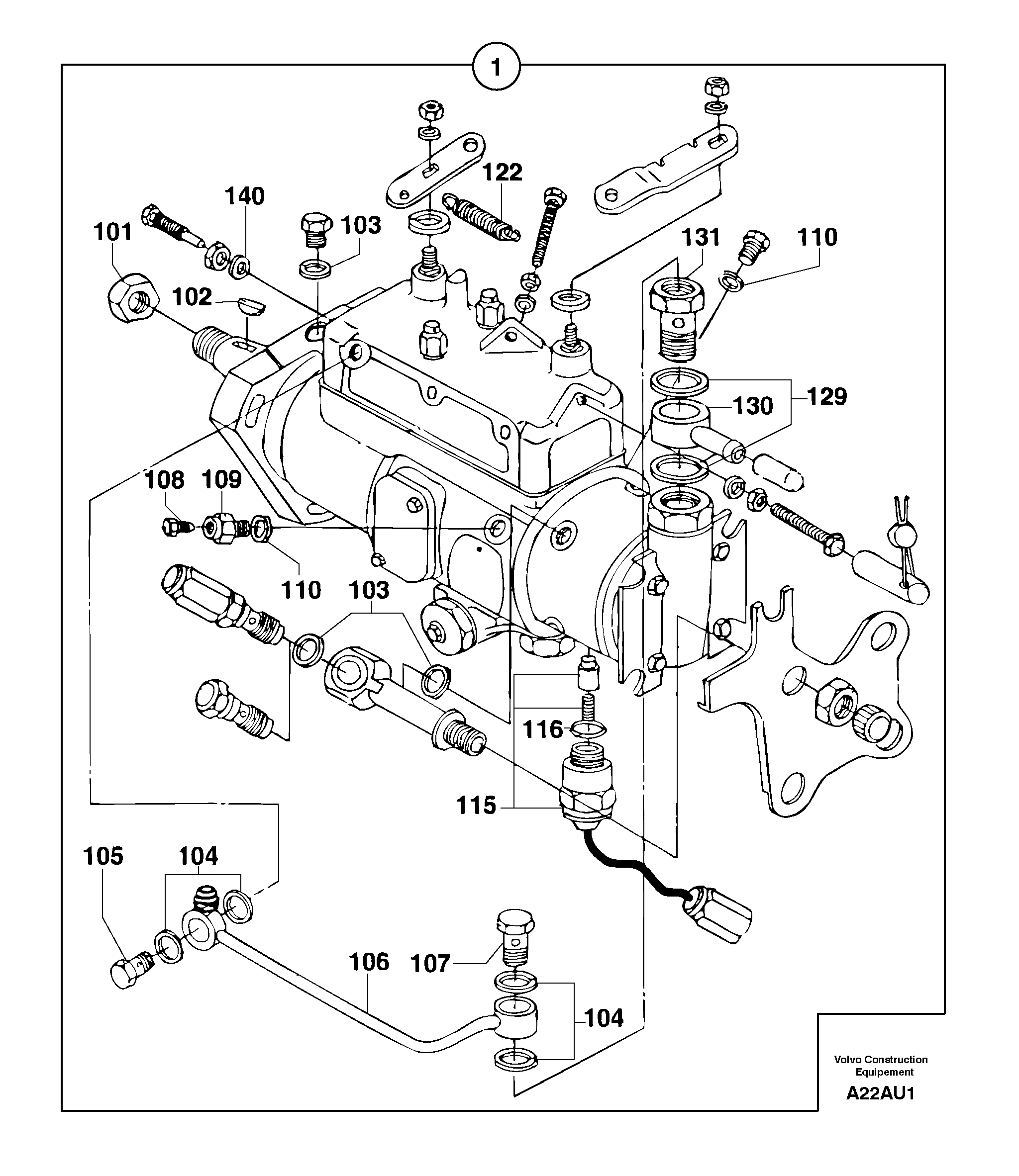 Injection pump ENG 49503 - — volvo parts diagram