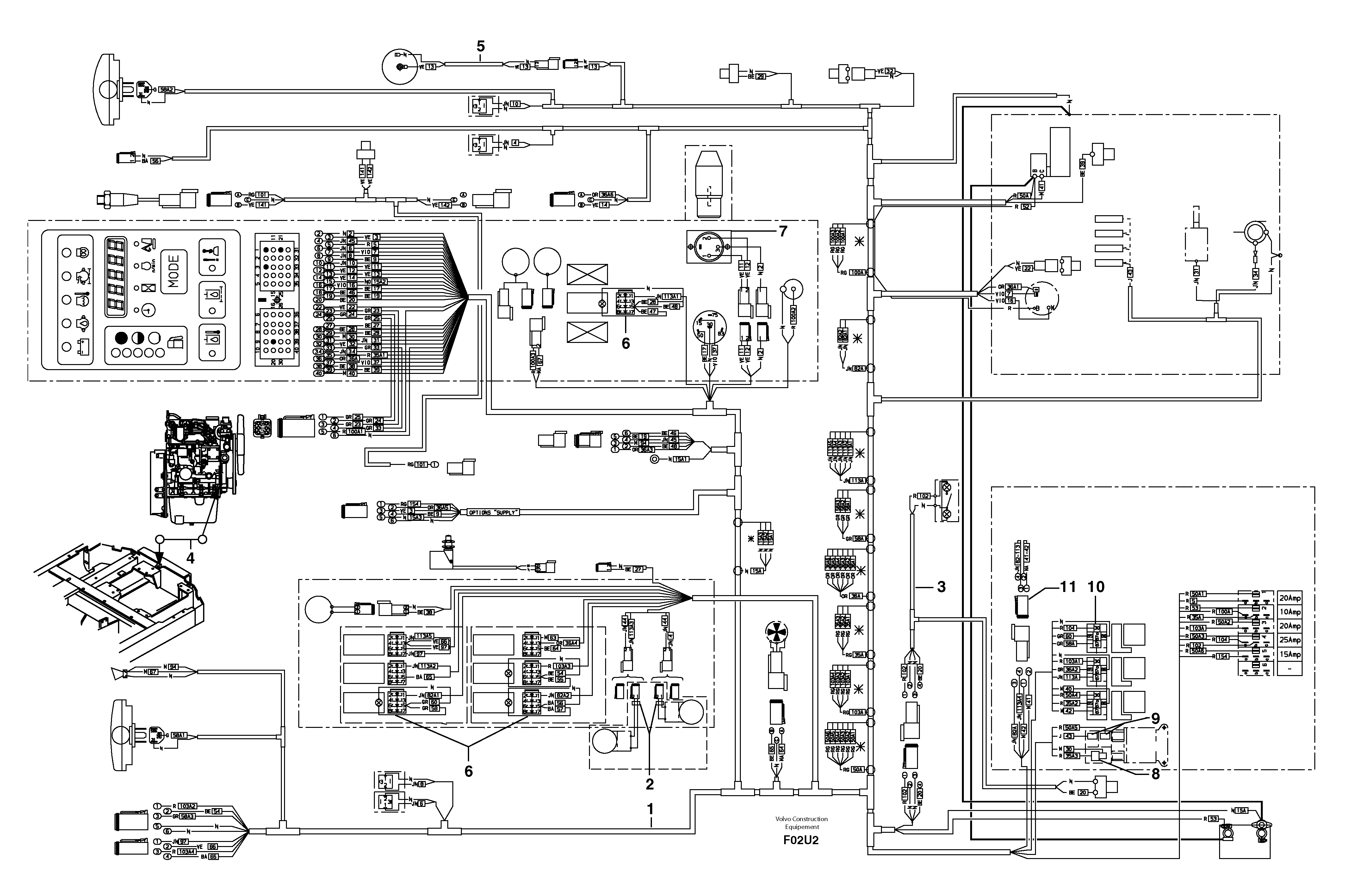 Electrical system / with Puma — volvo parts diagram