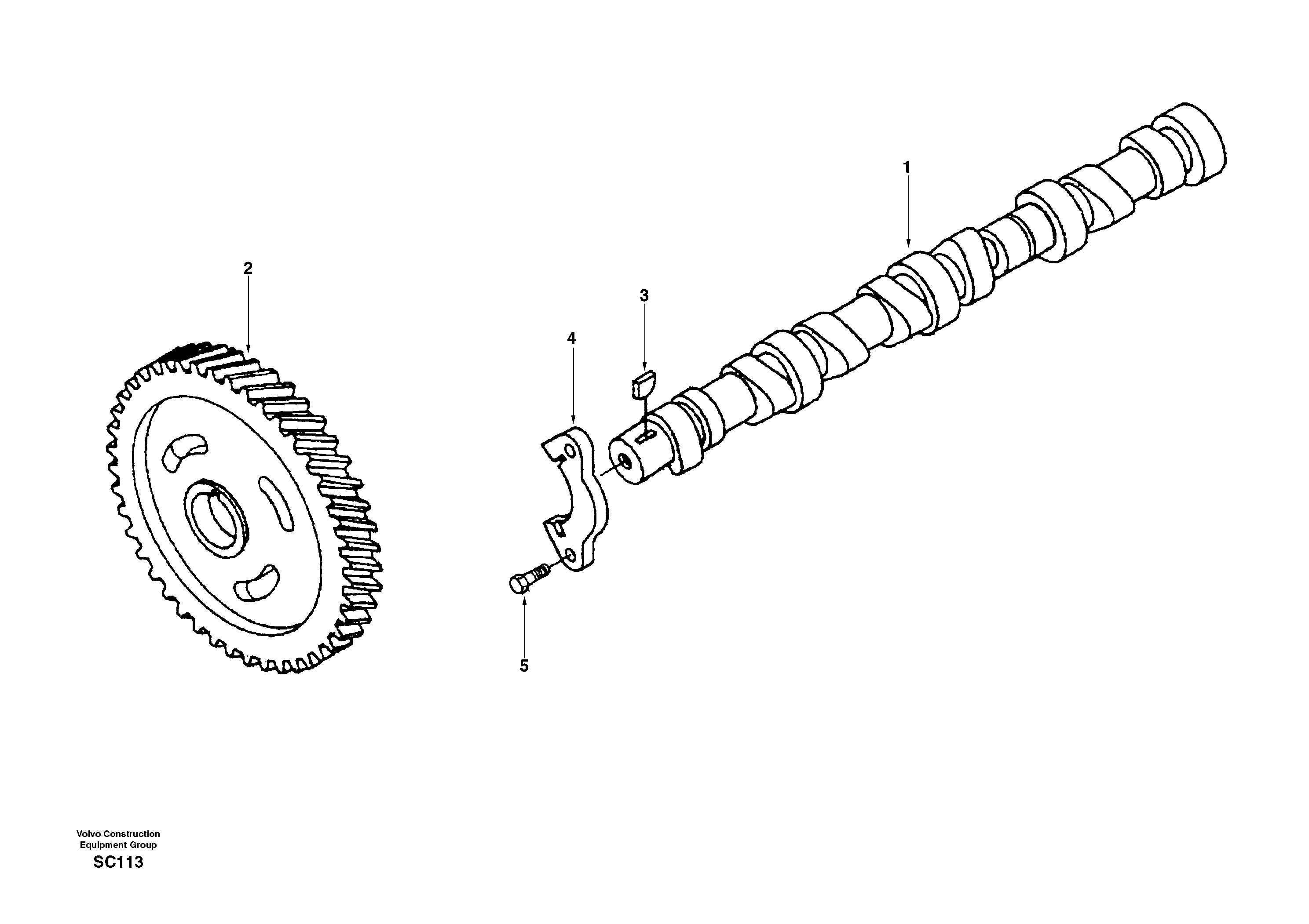 Camshaft — volvo parts diagram