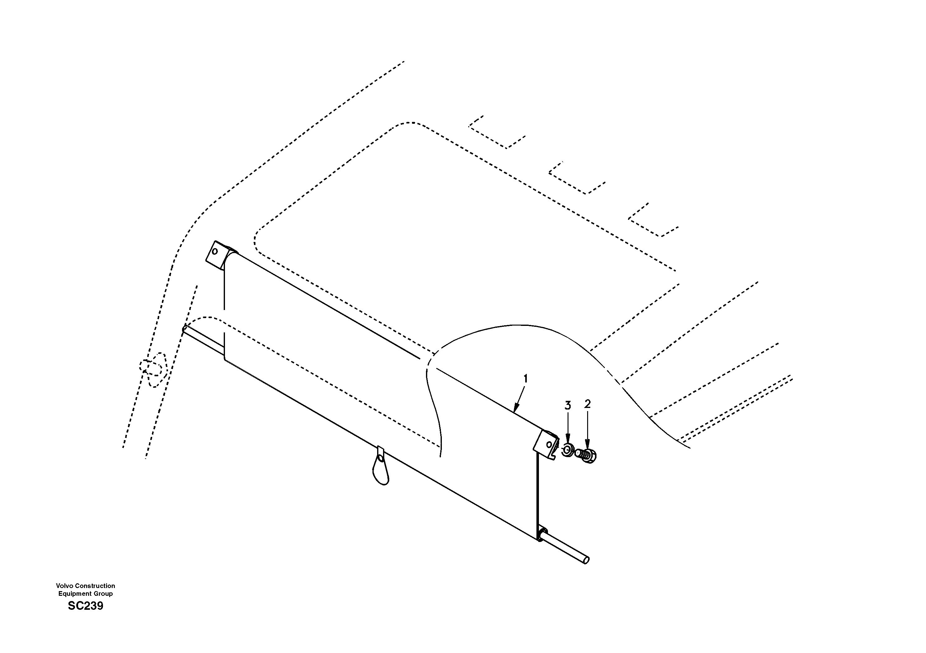 Sun visor interior — volvo parts diagram