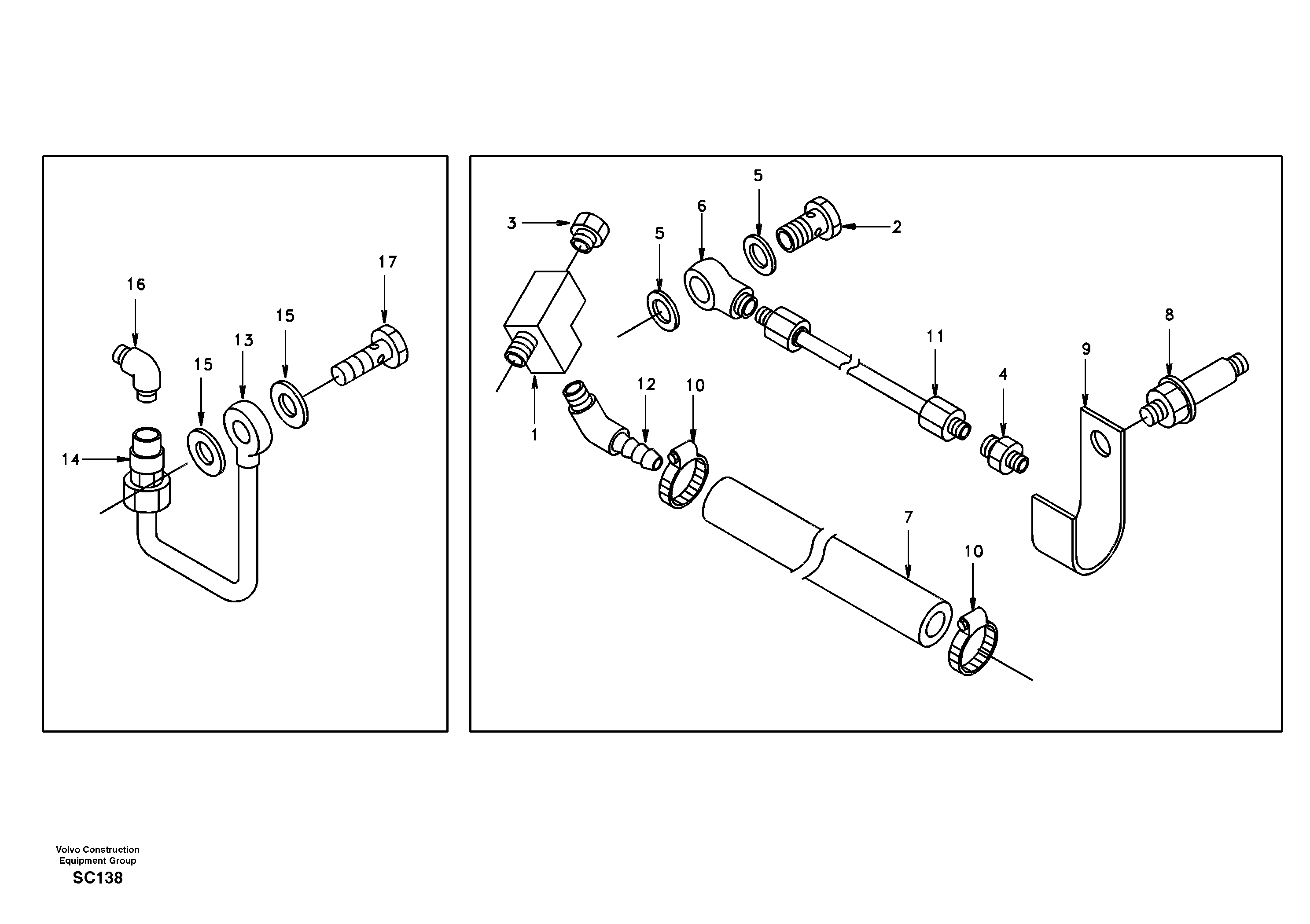 Air fuel control, plumbing — volvo parts diagram
