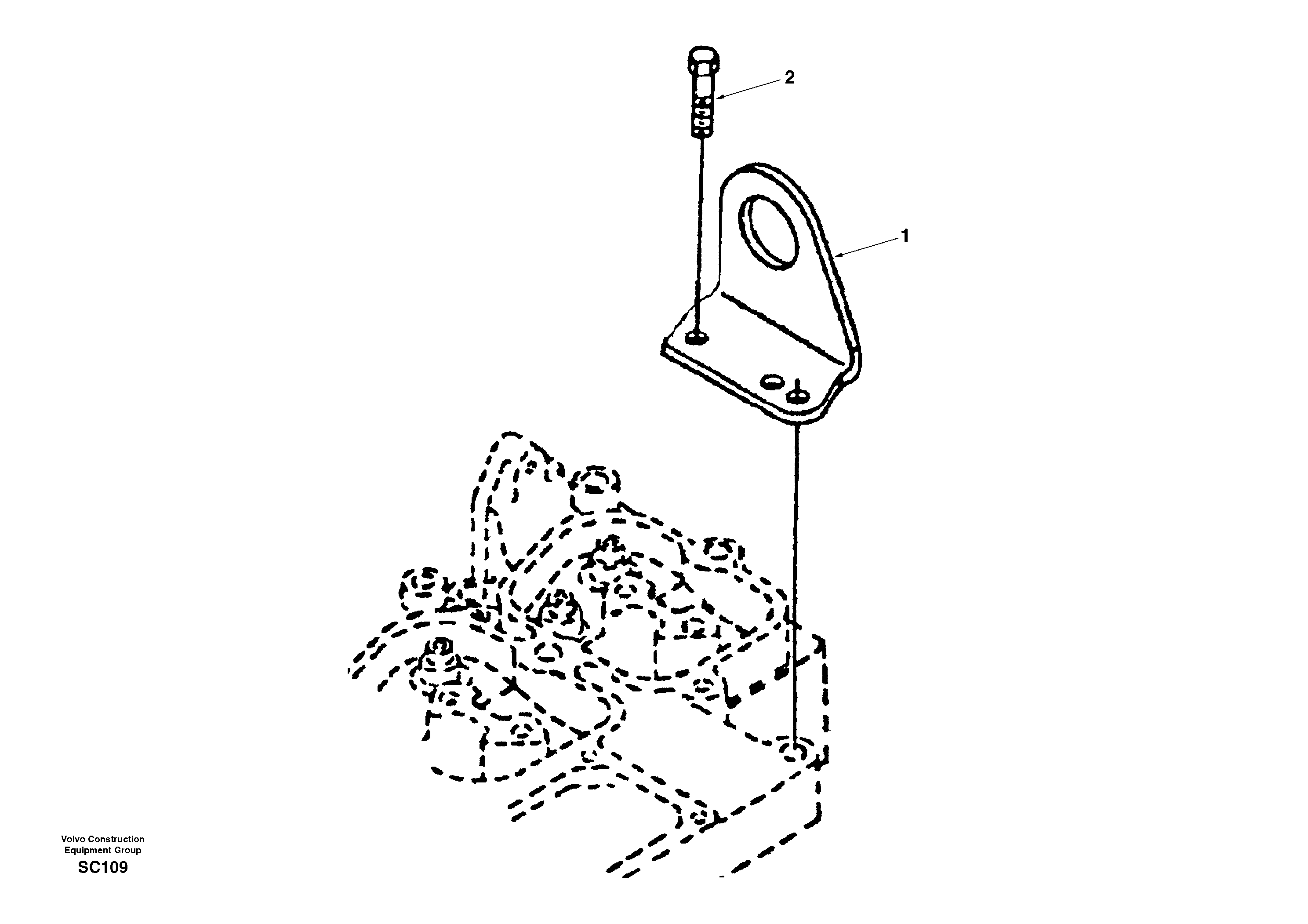 Lifting eye — volvo parts diagram