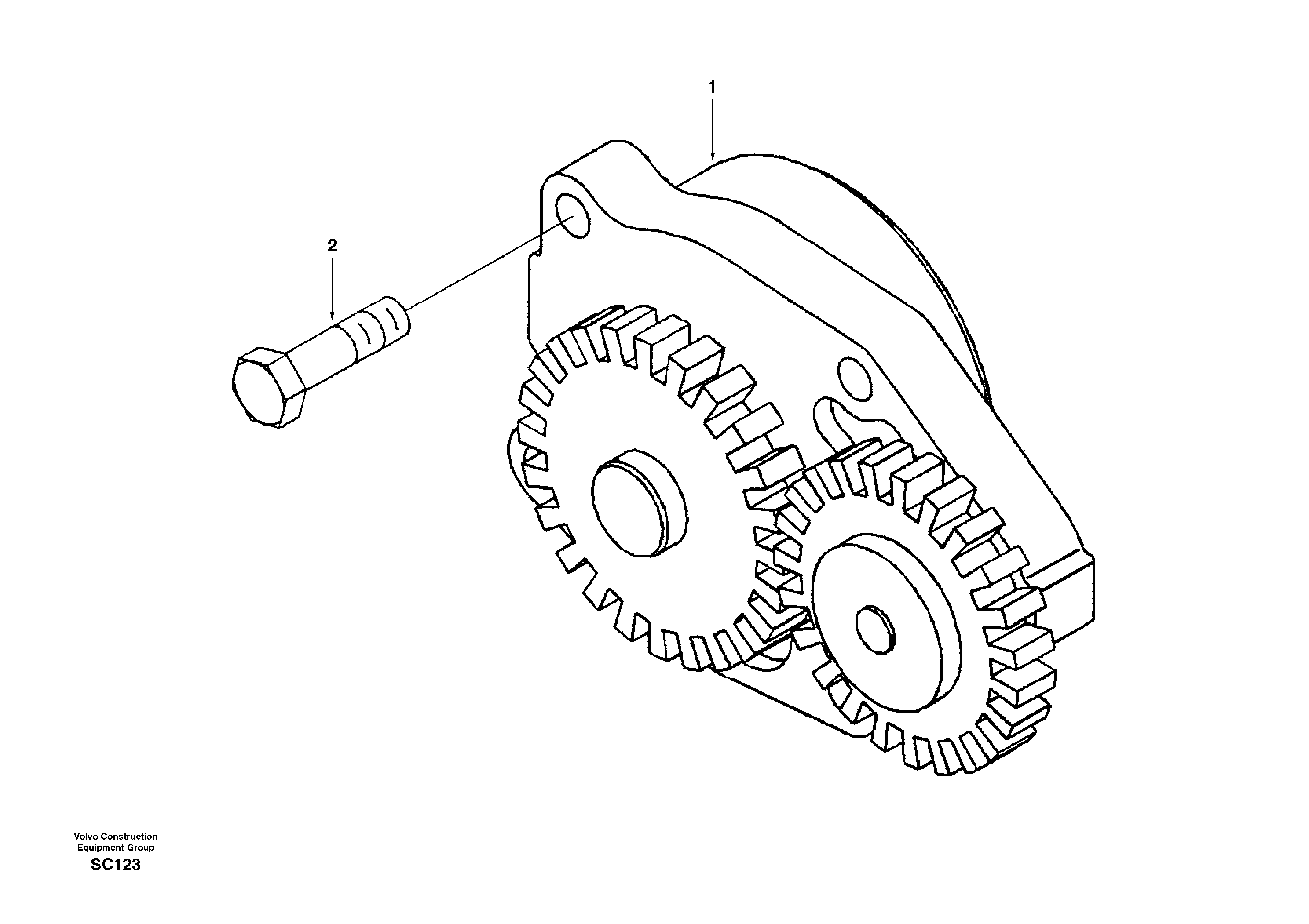 Oil pump — volvo parts diagram