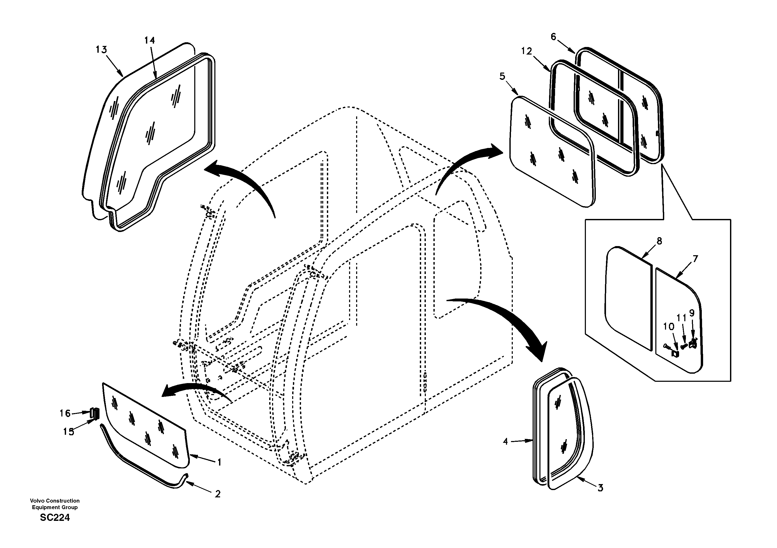 Windows — volvo parts diagram