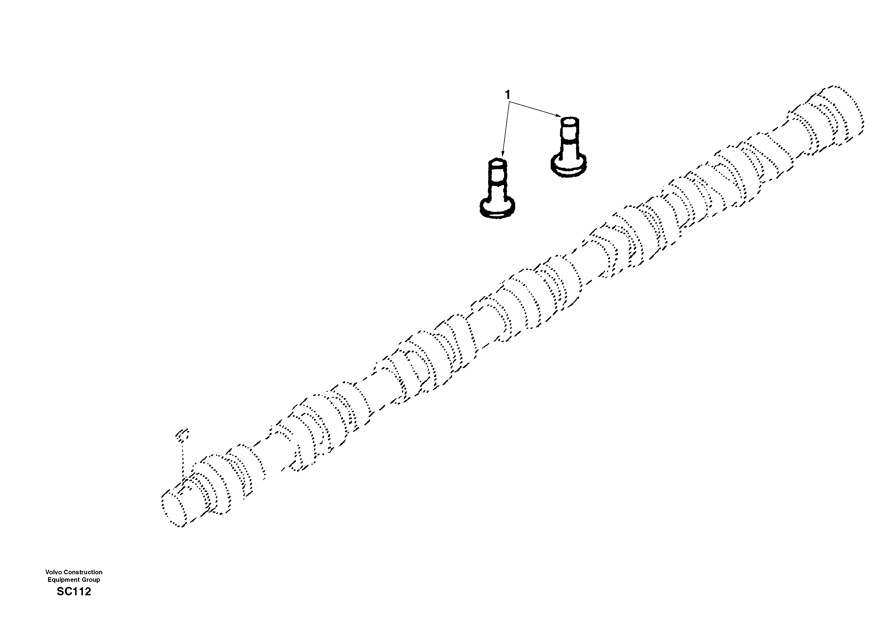 Valve tappet — volvo parts diagram