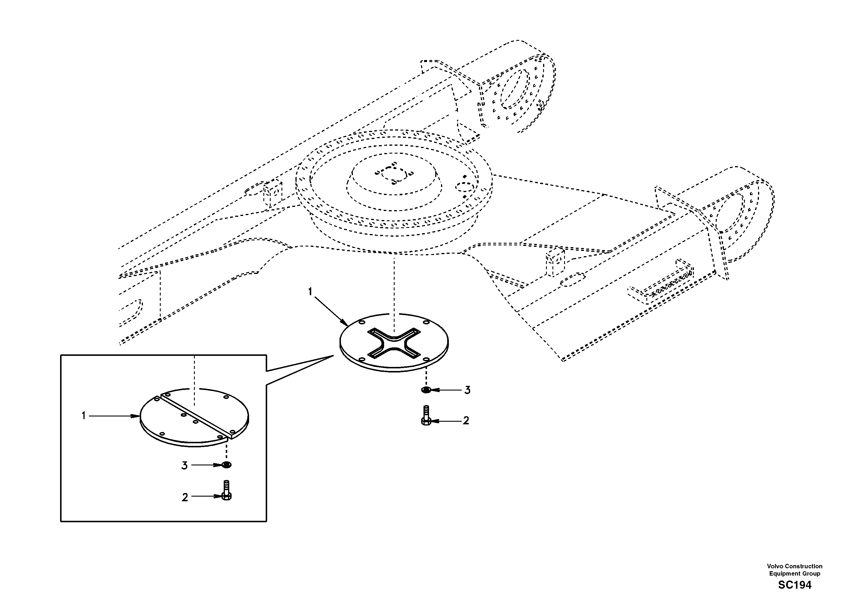 Protecting plate — volvo parts diagram