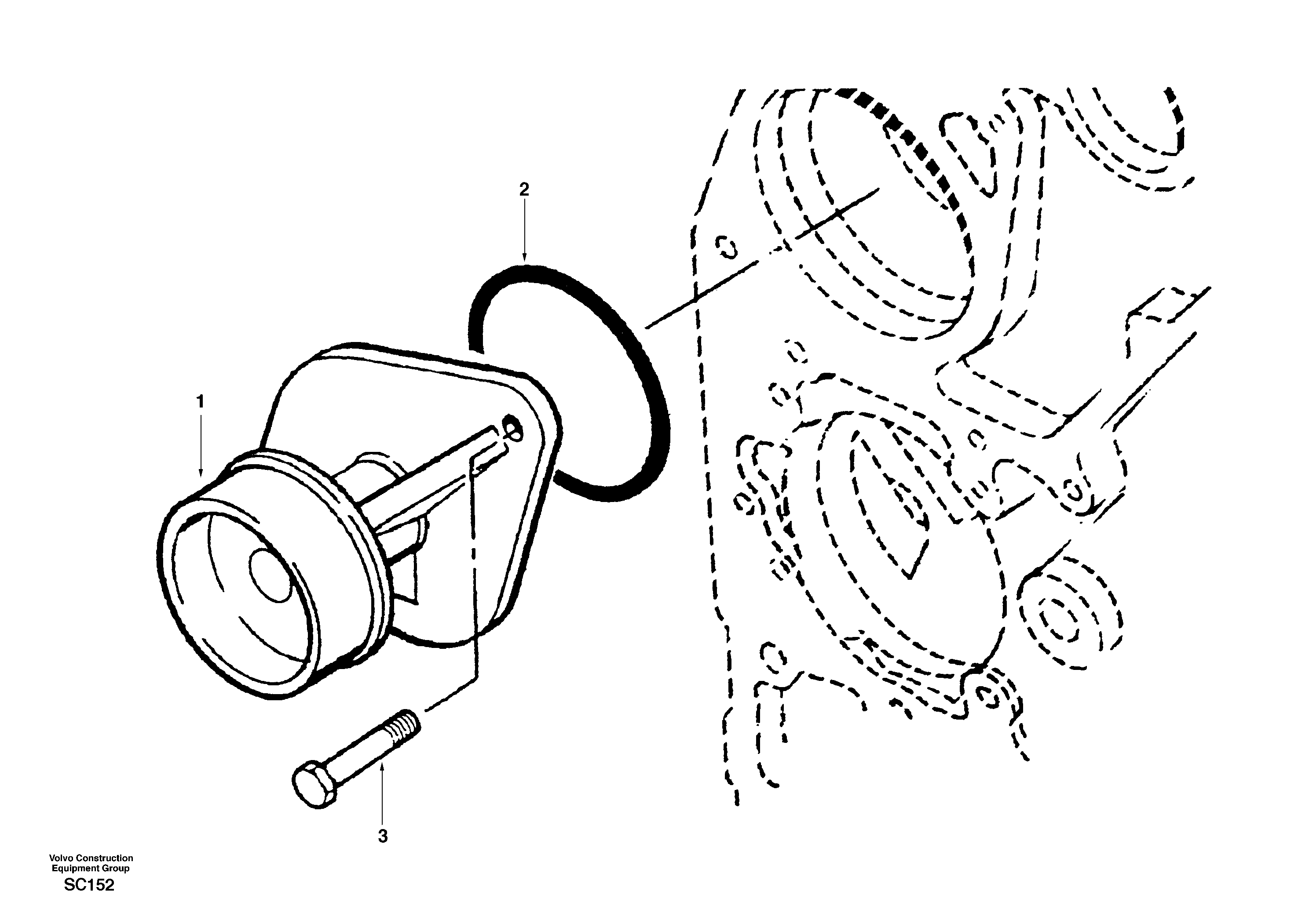 Water pump — volvo parts diagram
